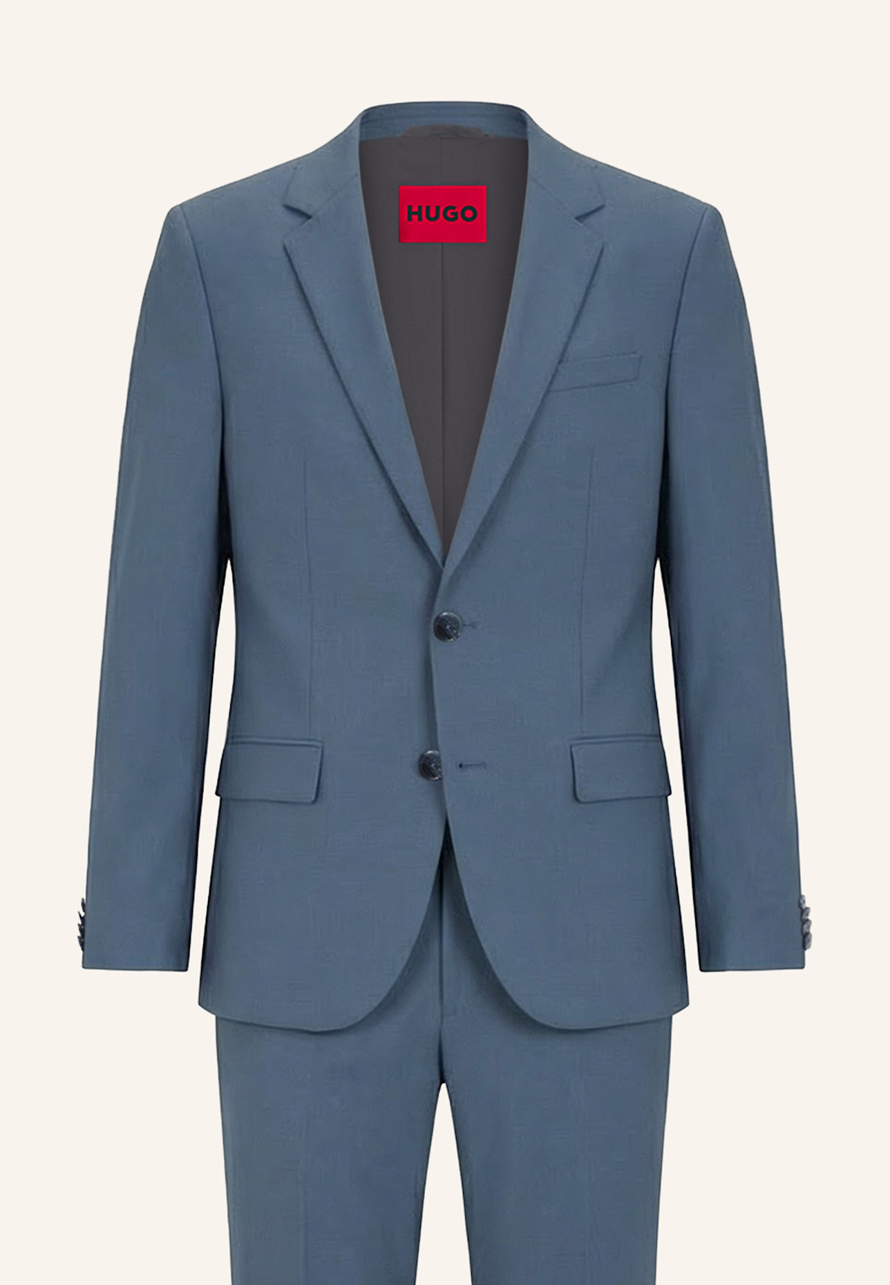 HUGO Business Anzug HENRY/GETLIN232X Slim Fit: BLAU