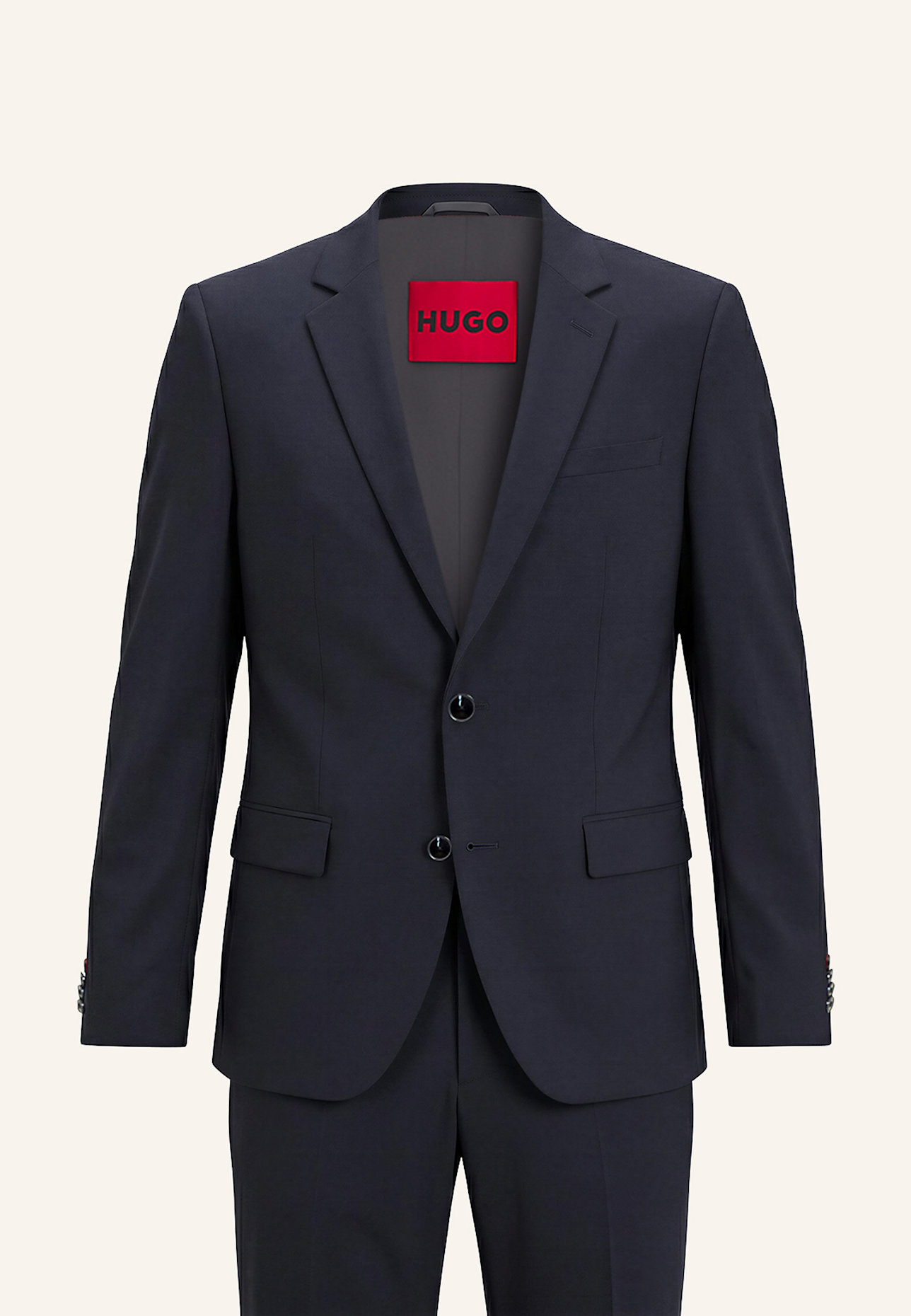 HUGO Business Anzug HENRY/GETLIN232X Slim Fit: DUNKELBLAU