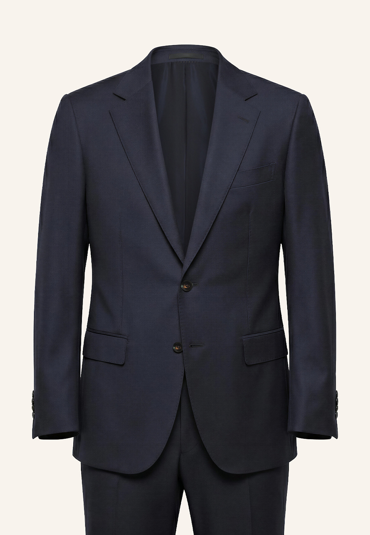 BOSS Business Anzug L-JARROD-2PCS-241 Regular Fit: DUNKELBLAU