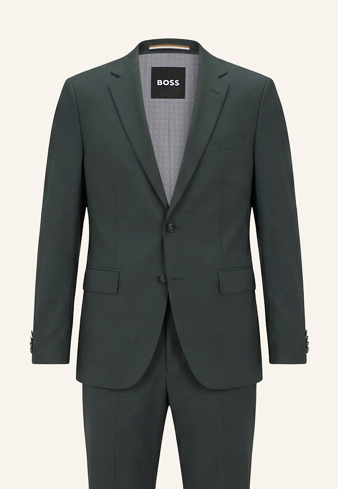 BOSS Business Anzug H-JECKSON-2PCS-253 Regular Fit: GRÜN