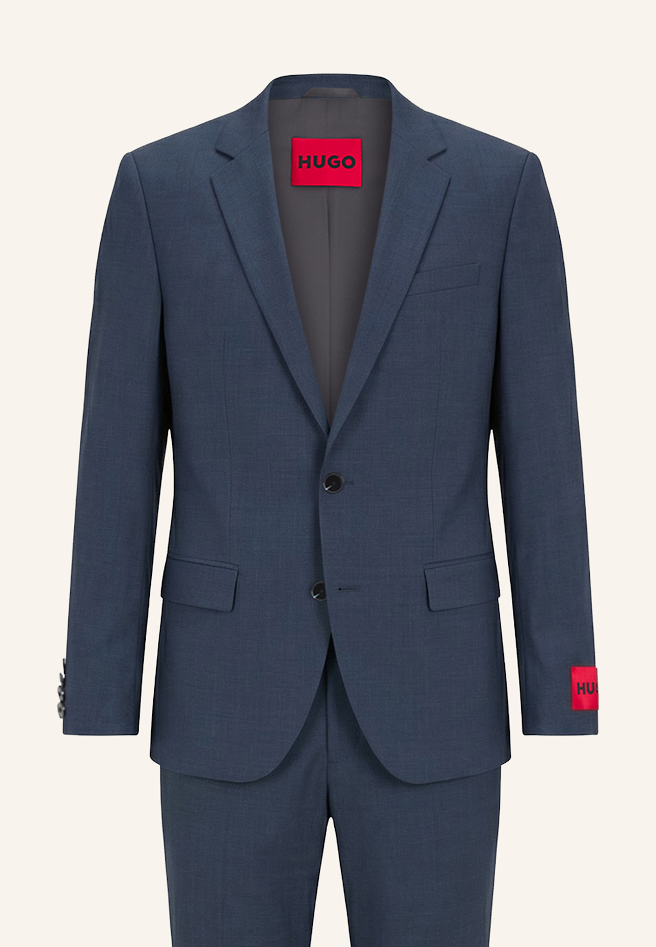 HUGO Business Anzug HENRY/GETLIN232X Slim Fit: DUNKELBLAU