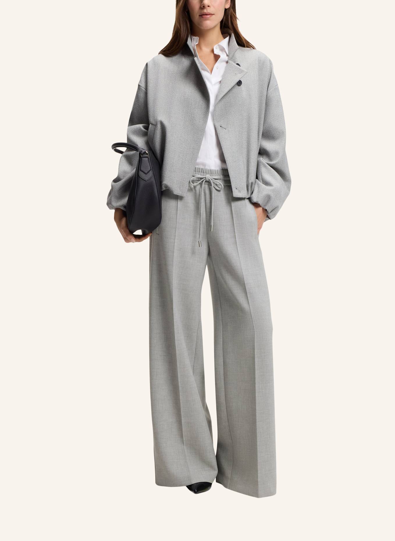 BOSS Business Hose TAMAYA Oversize Fit: WEISS