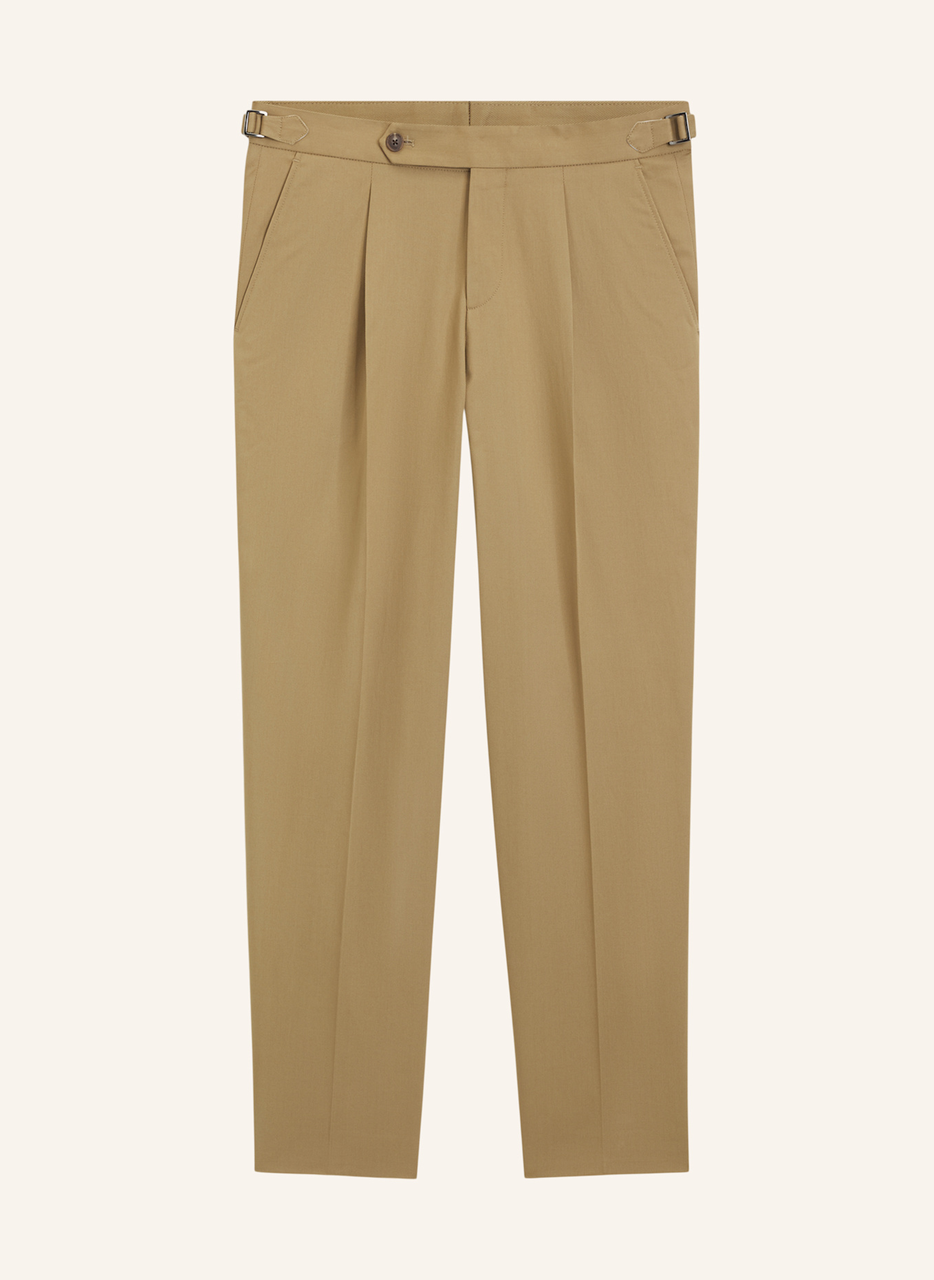 BOSS Business Hose C-PERINO-PL-DTL-254 Tapered Fit: KHAKI