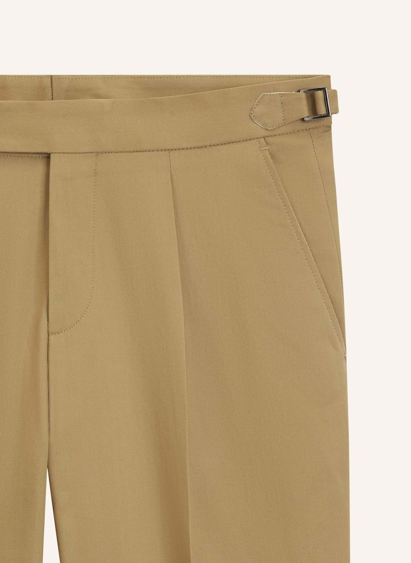 BOSS Business Hose C-PERINO-PL-DTL-254 Tapered Fit: KHAKI