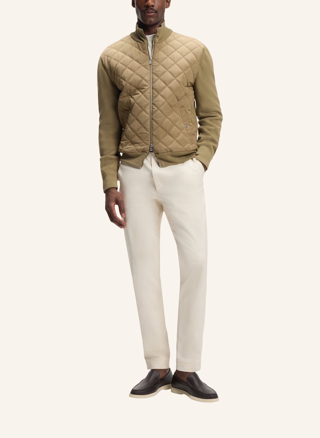 BOSS Casual Jacke C-UBON Regular Fit: KHAKI
