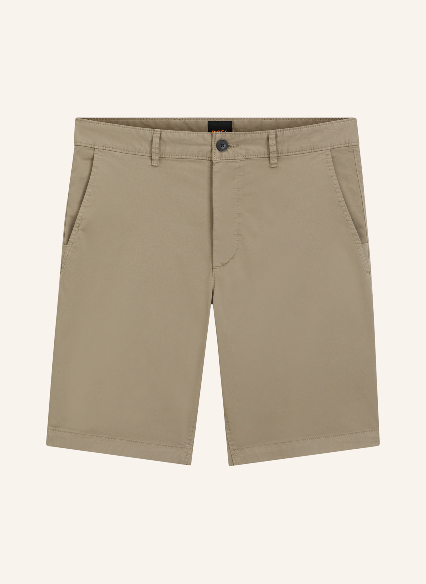 BOSS Chinoshorts Slim Fit: HELLBRAUN