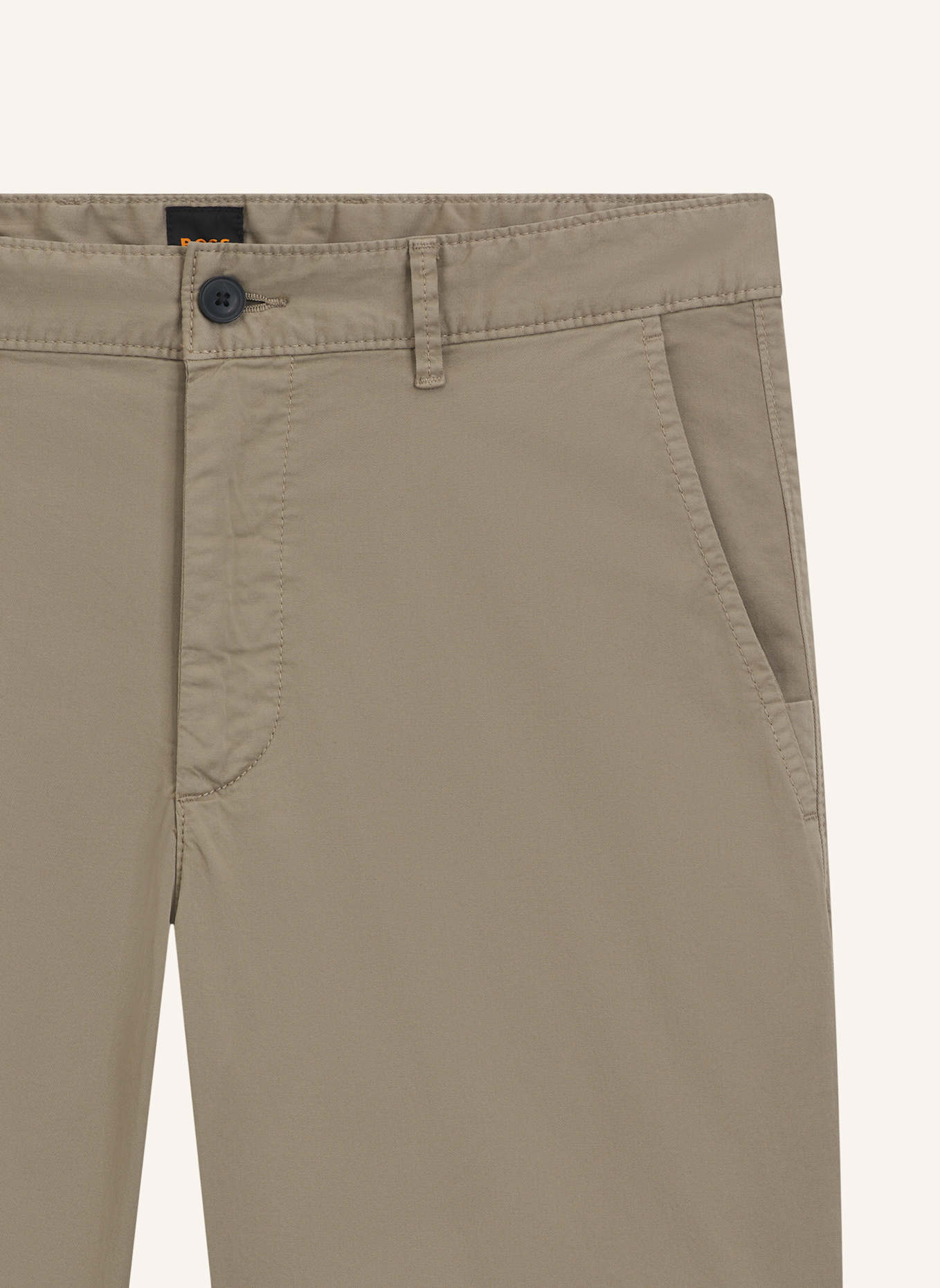 BOSS Chinoshorts Slim Fit: HELLBRAUN