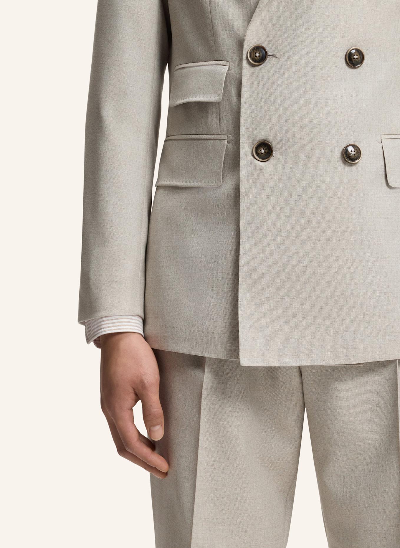 BOSS Business Anzug L-HESTON-2PCS-DB-252 Slim Fit: KHAKI