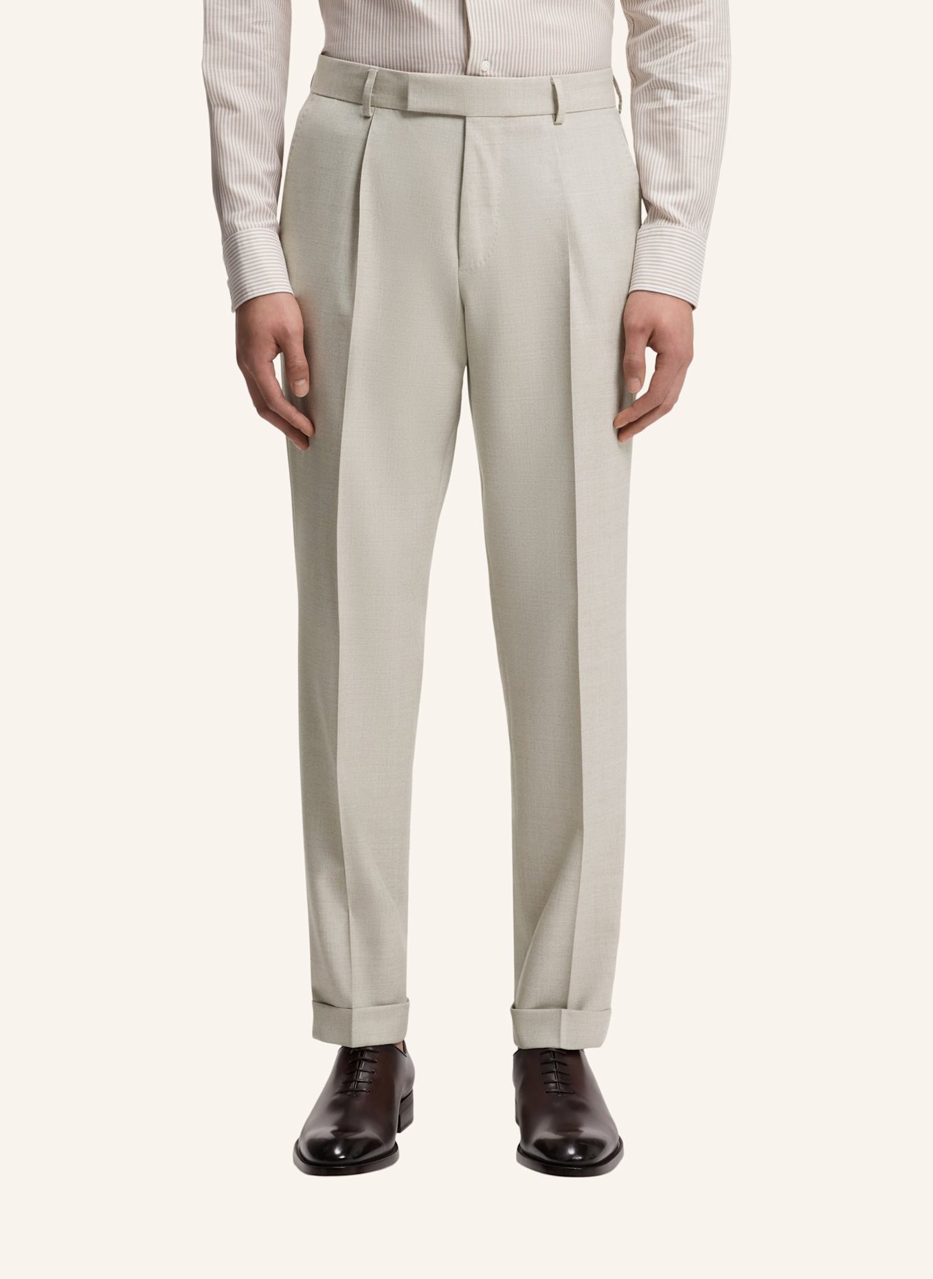 BOSS Business Anzug L-HESTON-2PCS-DB-252 Slim Fit: KHAKI