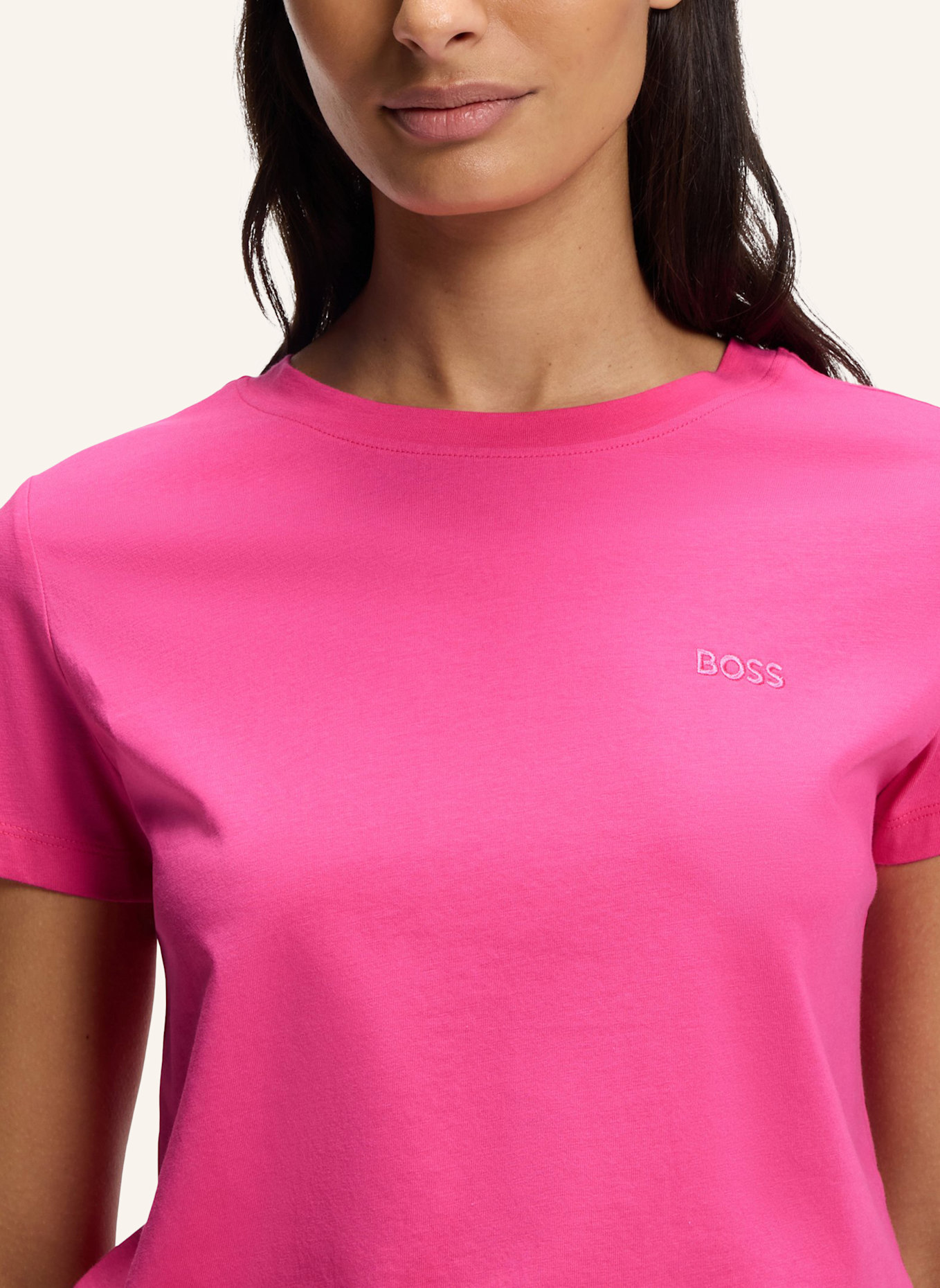 BOSS T-Shirt C_ESOGO_1 Regular Fit: PINK