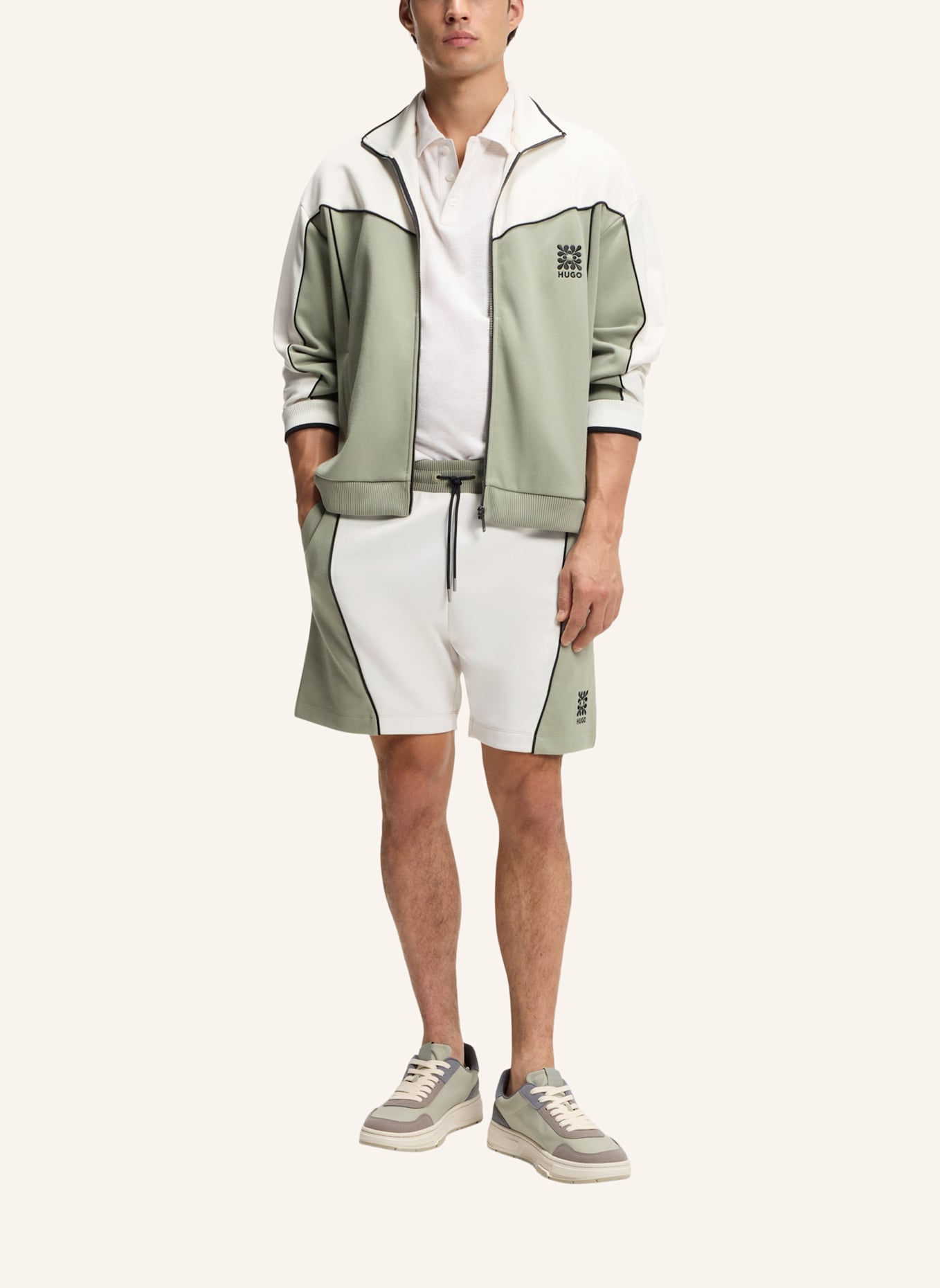 HUGO Casual Hose DARYNTO Regular Fit: HELLGRÜN