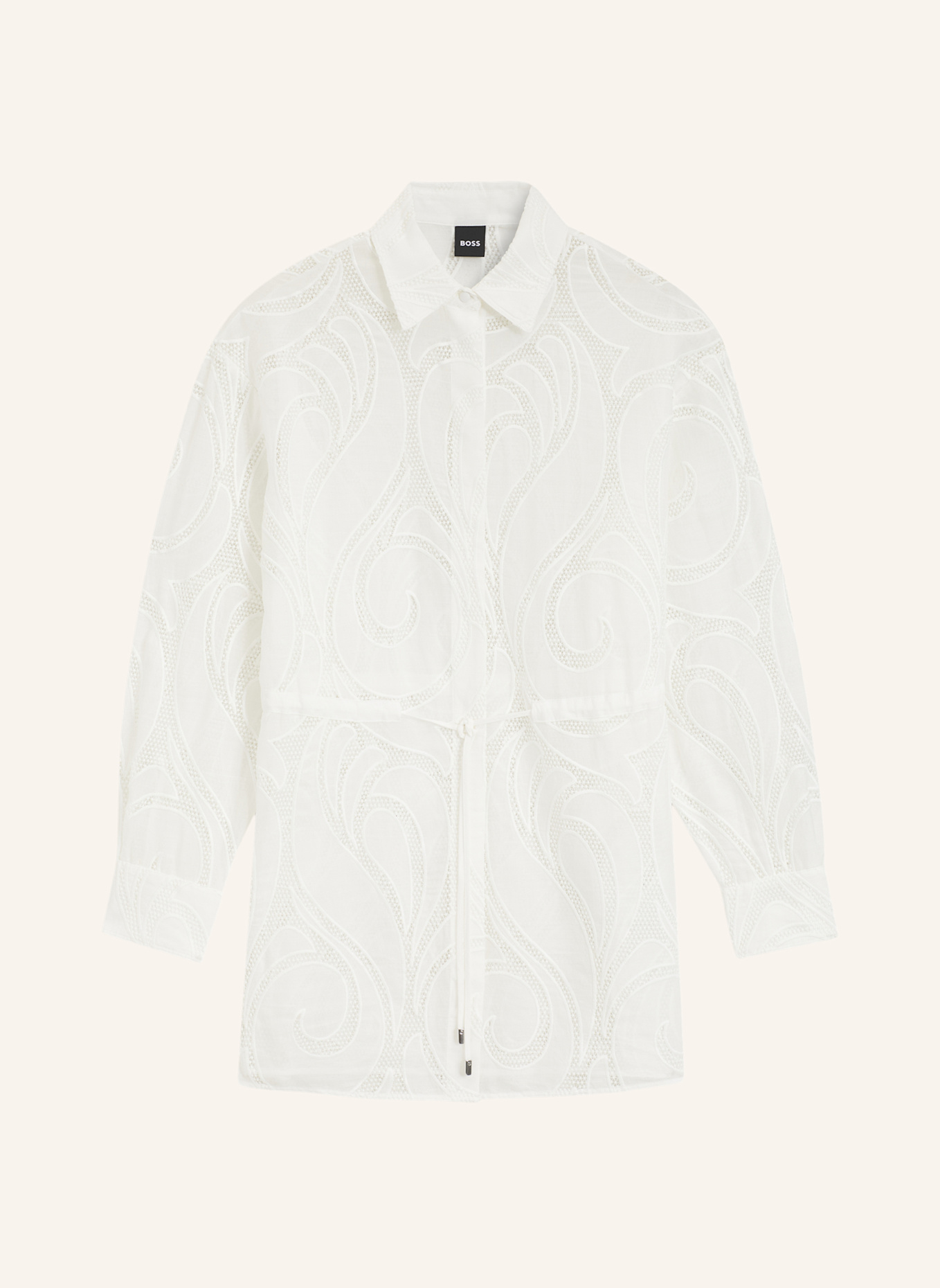 BOSS Business Bluse BALISYA Regular Fit: WEISS