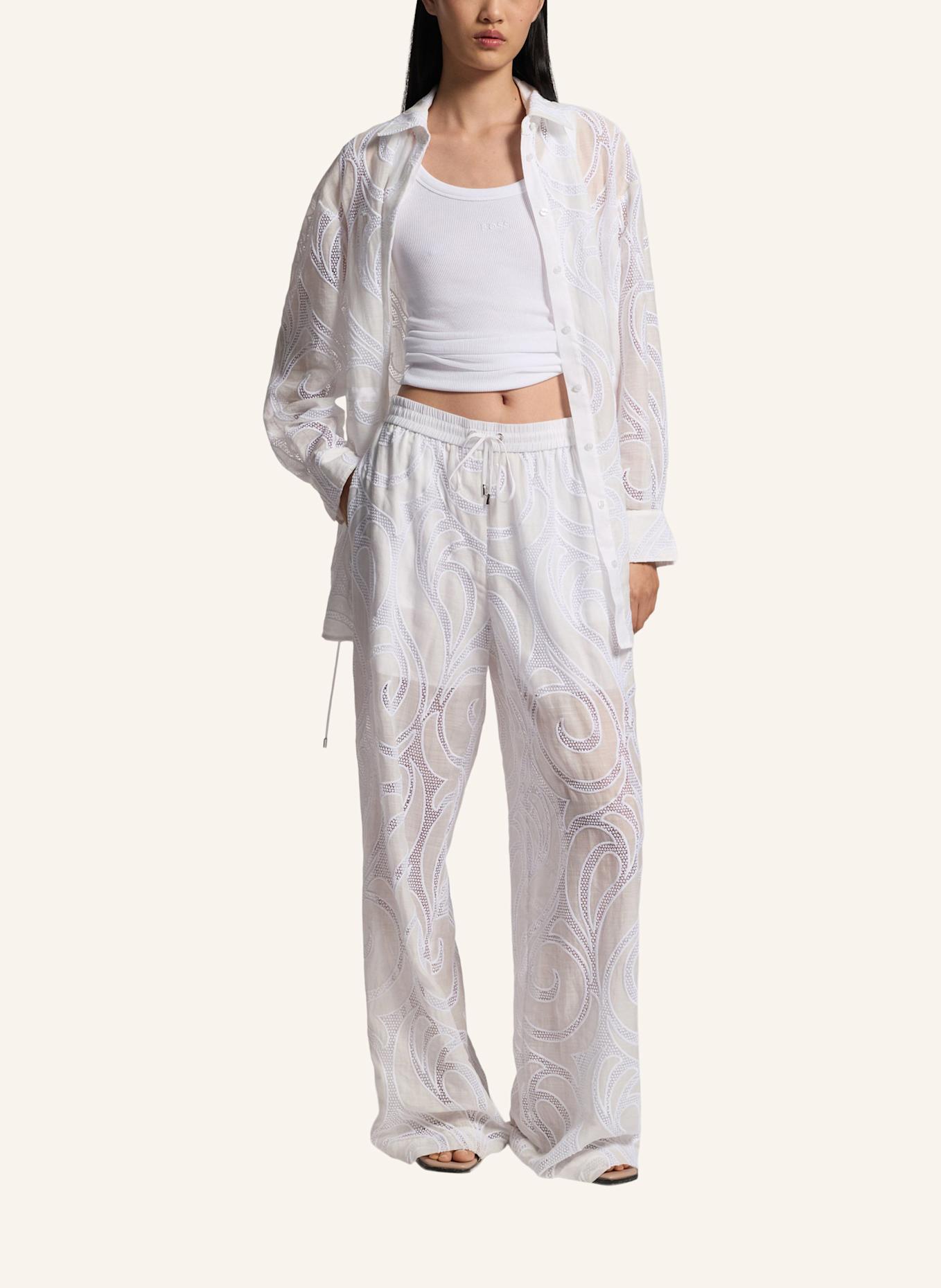 BOSS Business Bluse BALISYA Regular Fit: WEISS