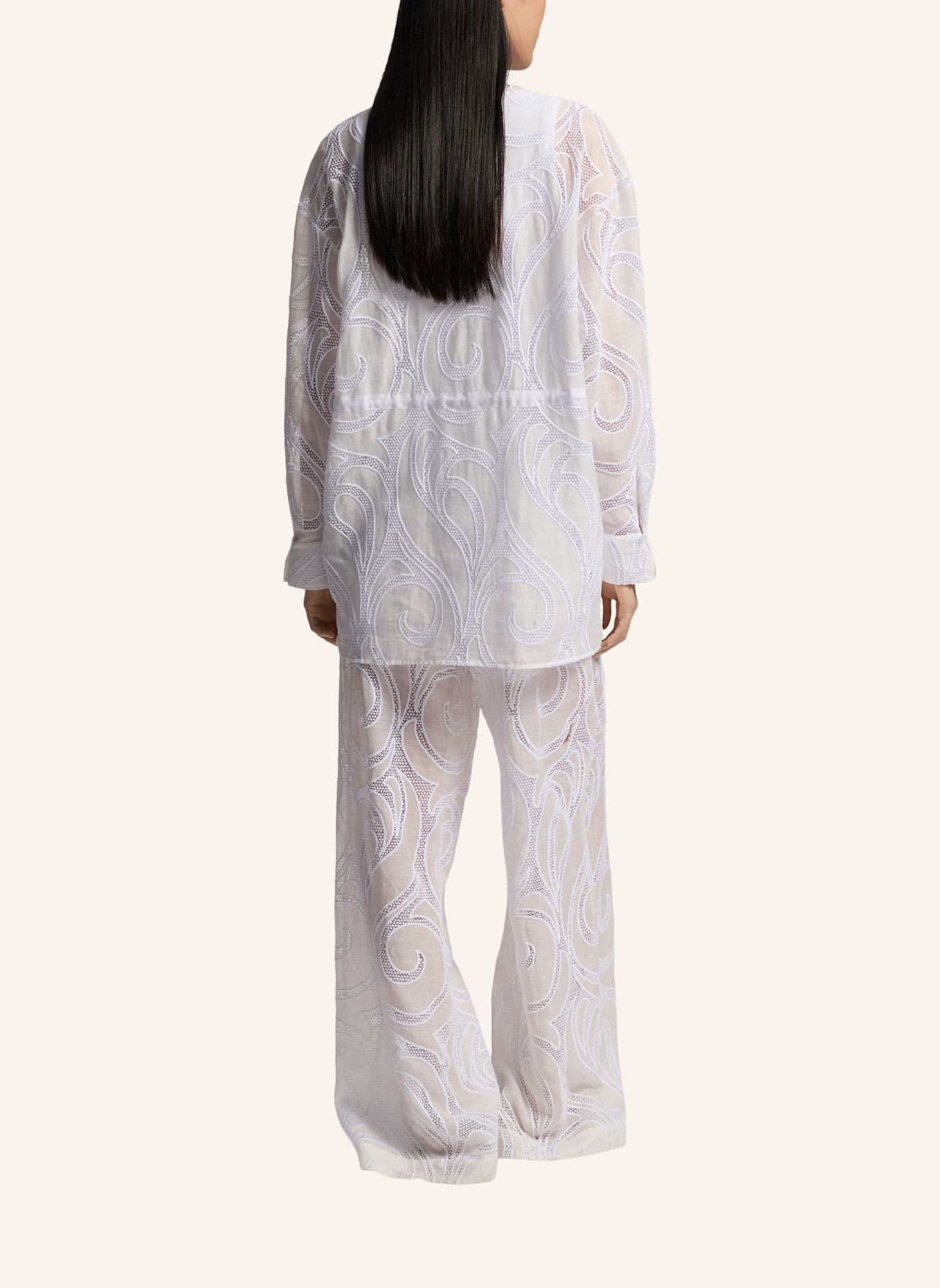 BOSS Business Bluse BALISYA Regular Fit: WEISS