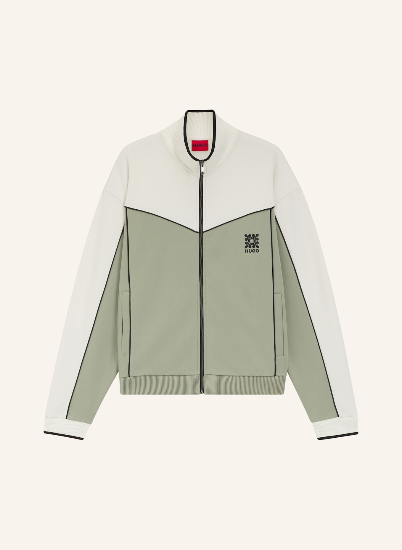 HUGO Sweatshirt DARYNT Relaxed Fit: HELLGRÜN