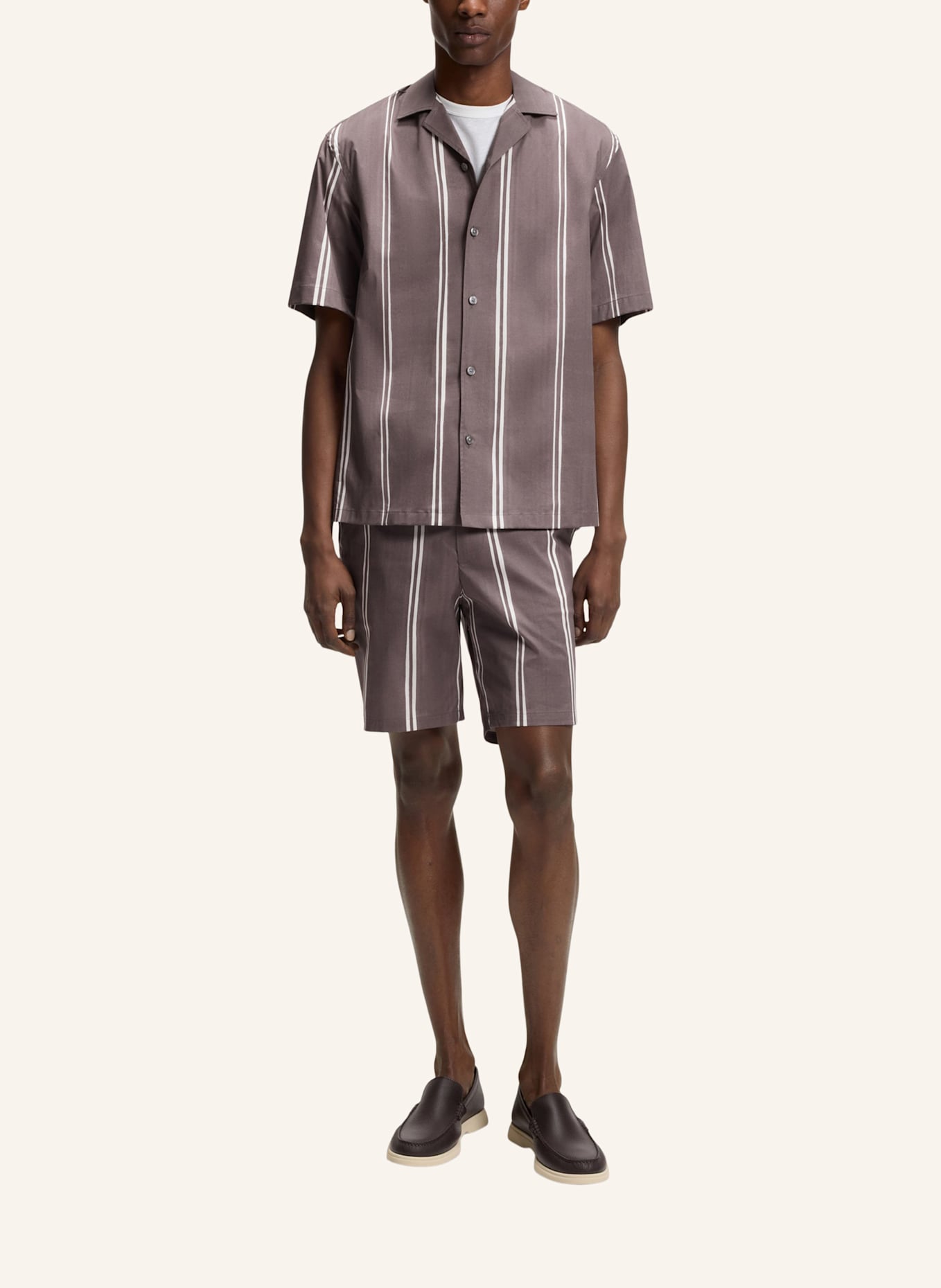 BOSS Casual Hemd C-LARS-CAMP-262 Relaxed Fit: LILA