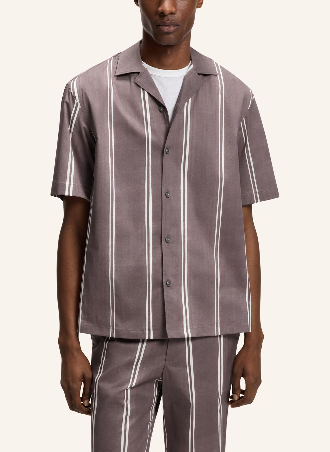 BOSS Hemd C-LARS-CAMP-262 Relaxed Fit: LILA