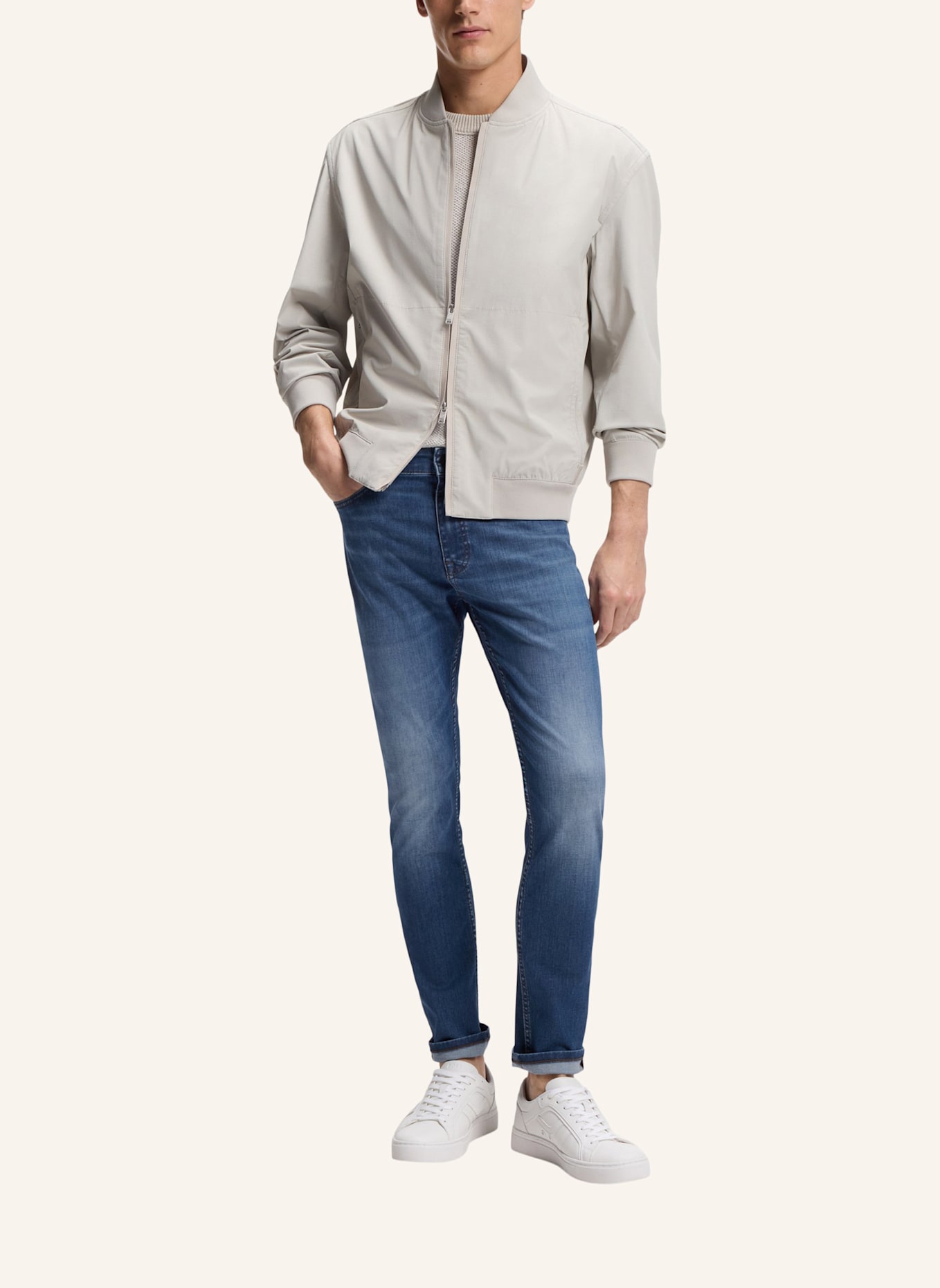 BOSS Jeans DELAWARE BO Slim Fit: BLAU