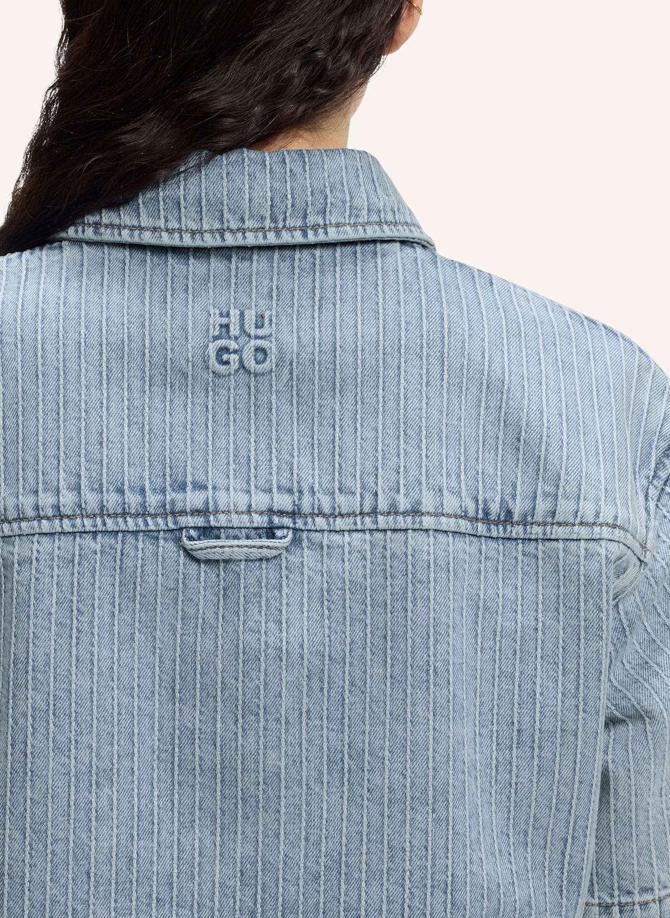 HUGO Casual Bluse GESILA_1 Relaxed Fit: TÜRKIS