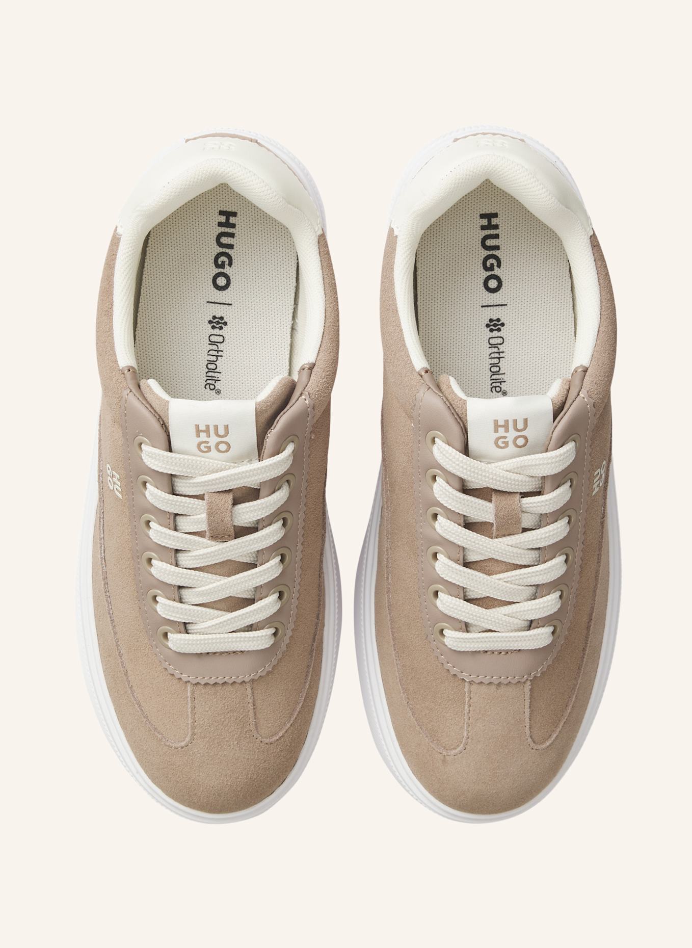 HUGO Turnschuh LYZZ_TENN_SDPU: HELLBRAUN