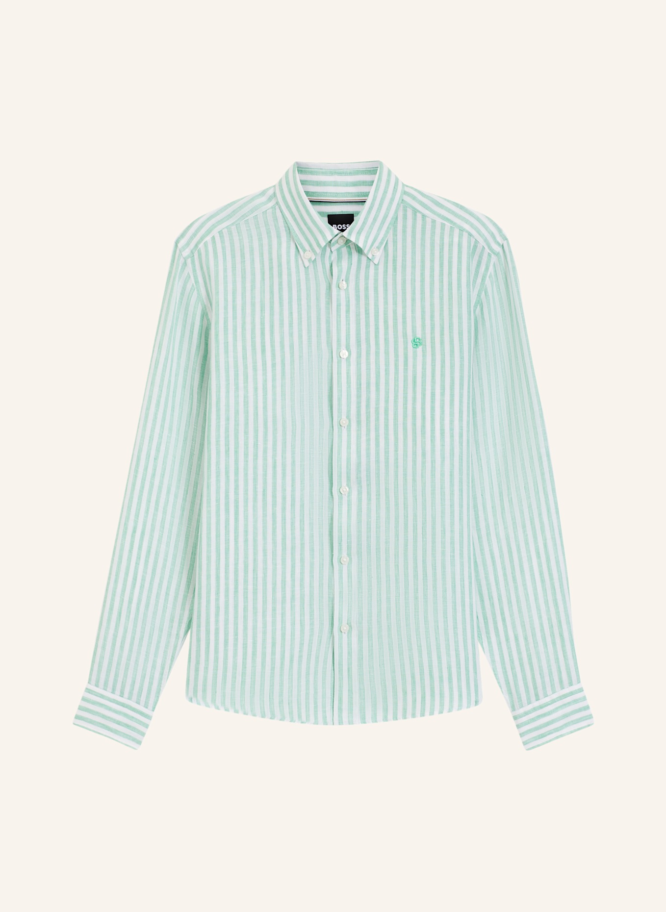 BOSS Casual Hemd H-LIAM-BD-E-C1-261 Regular Fit: MINT