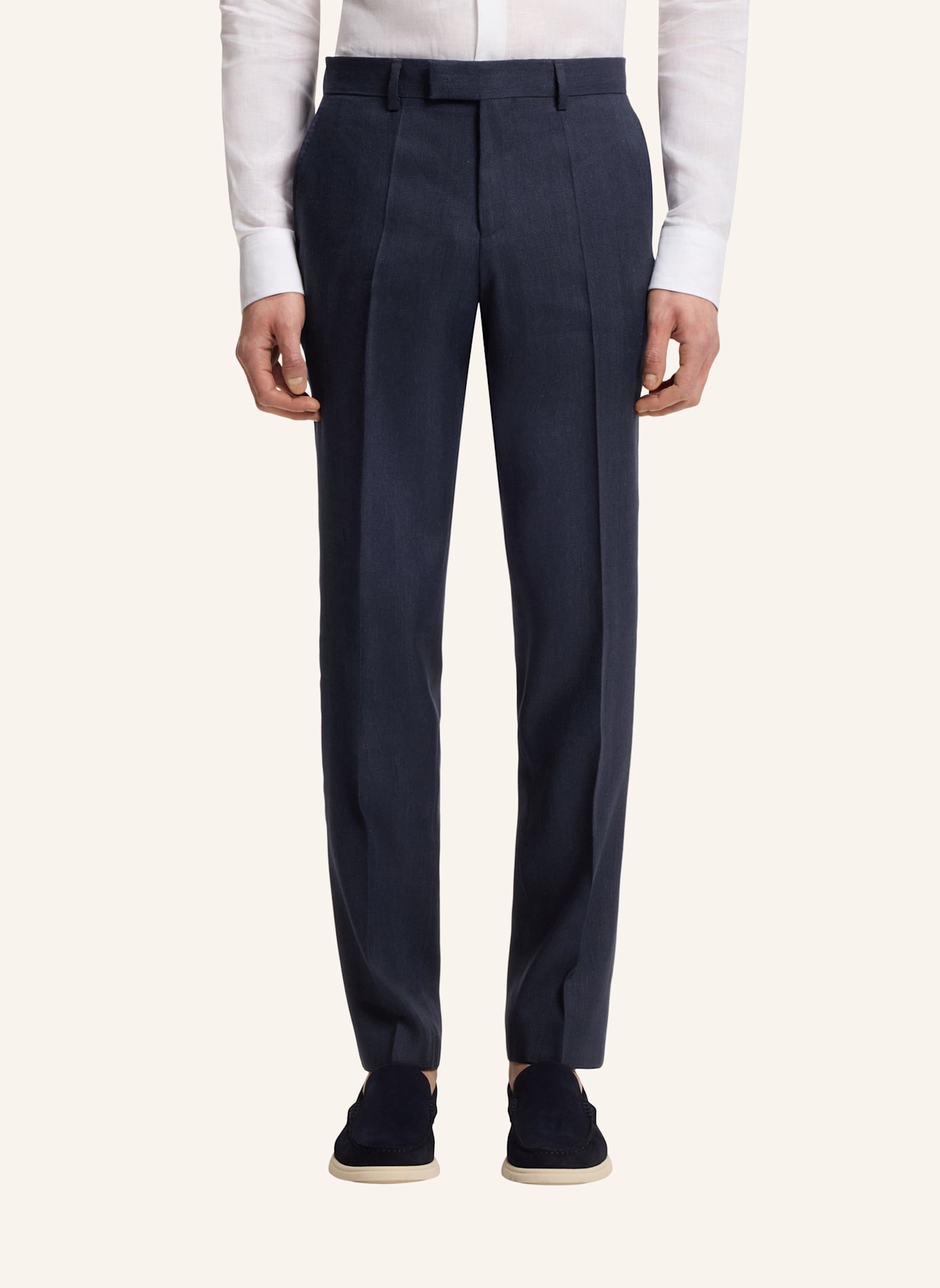 BOSS Business Anzug H-HUGE-2PCS-DB-254 Slim Fit: DUNKELBLAU