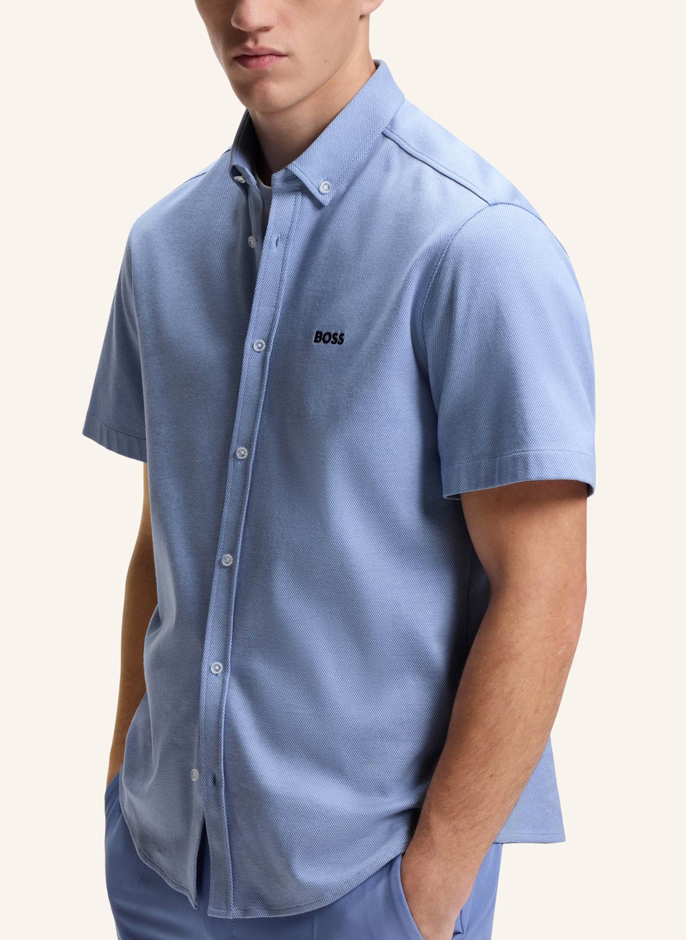 BOSS Casual Hemd ST_MOTION S Regular Fit: HELLBLAU