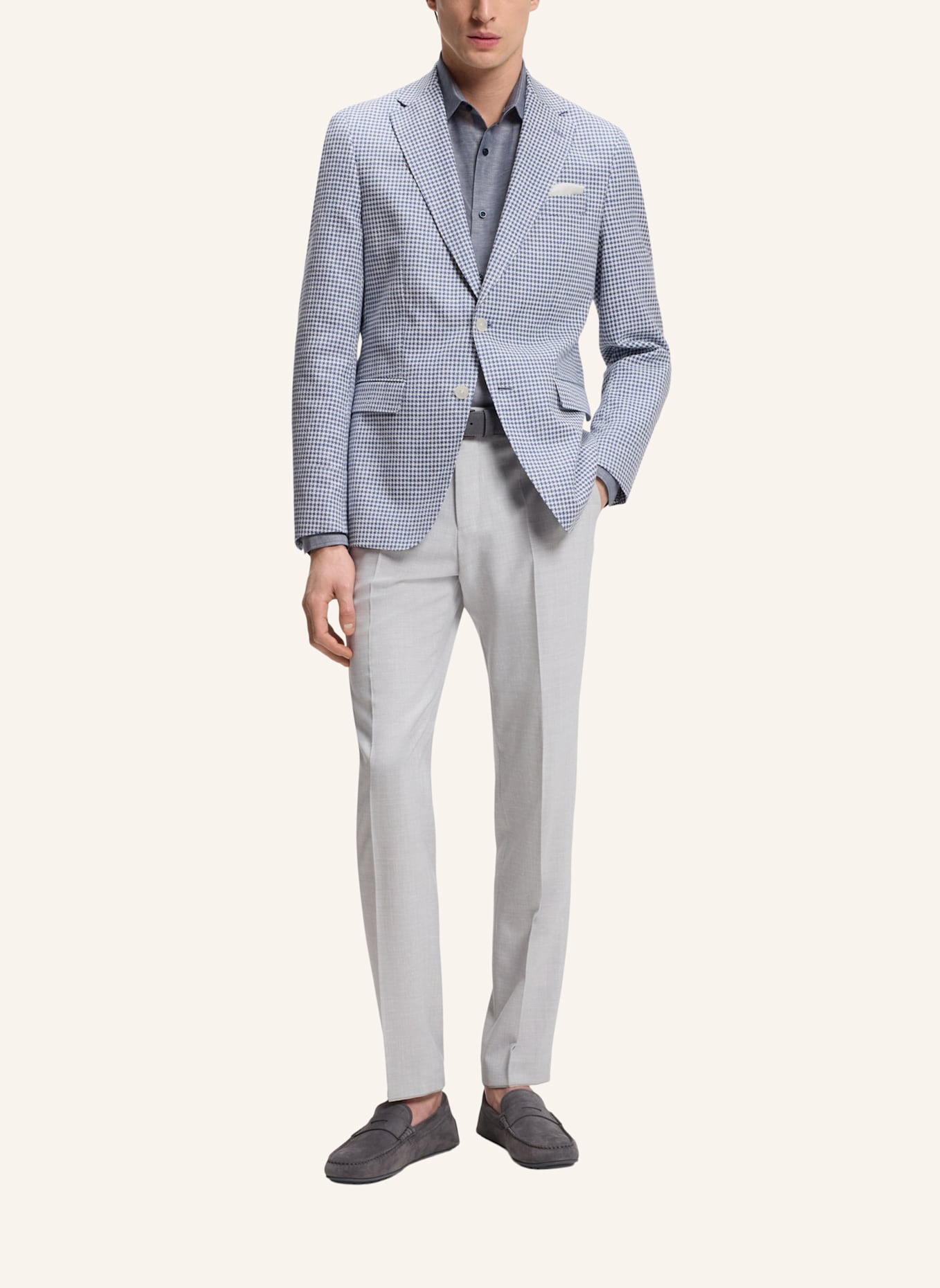 BOSS Blazer H-HUTSON-262 Slim Fit: HELLBLAU