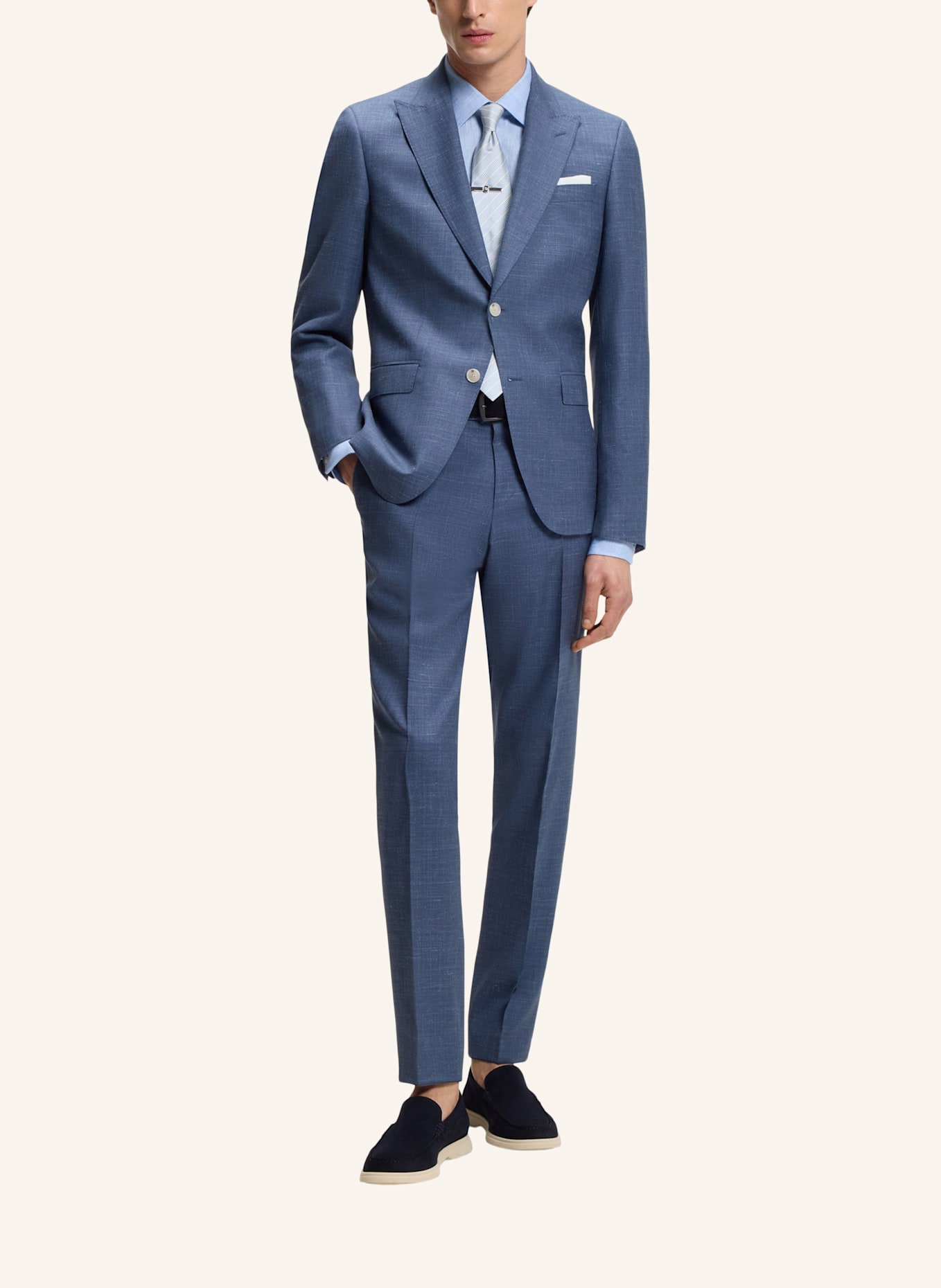 BOSS Business Hose H-GENIUS-B1-262 Slim Fit: BLAU