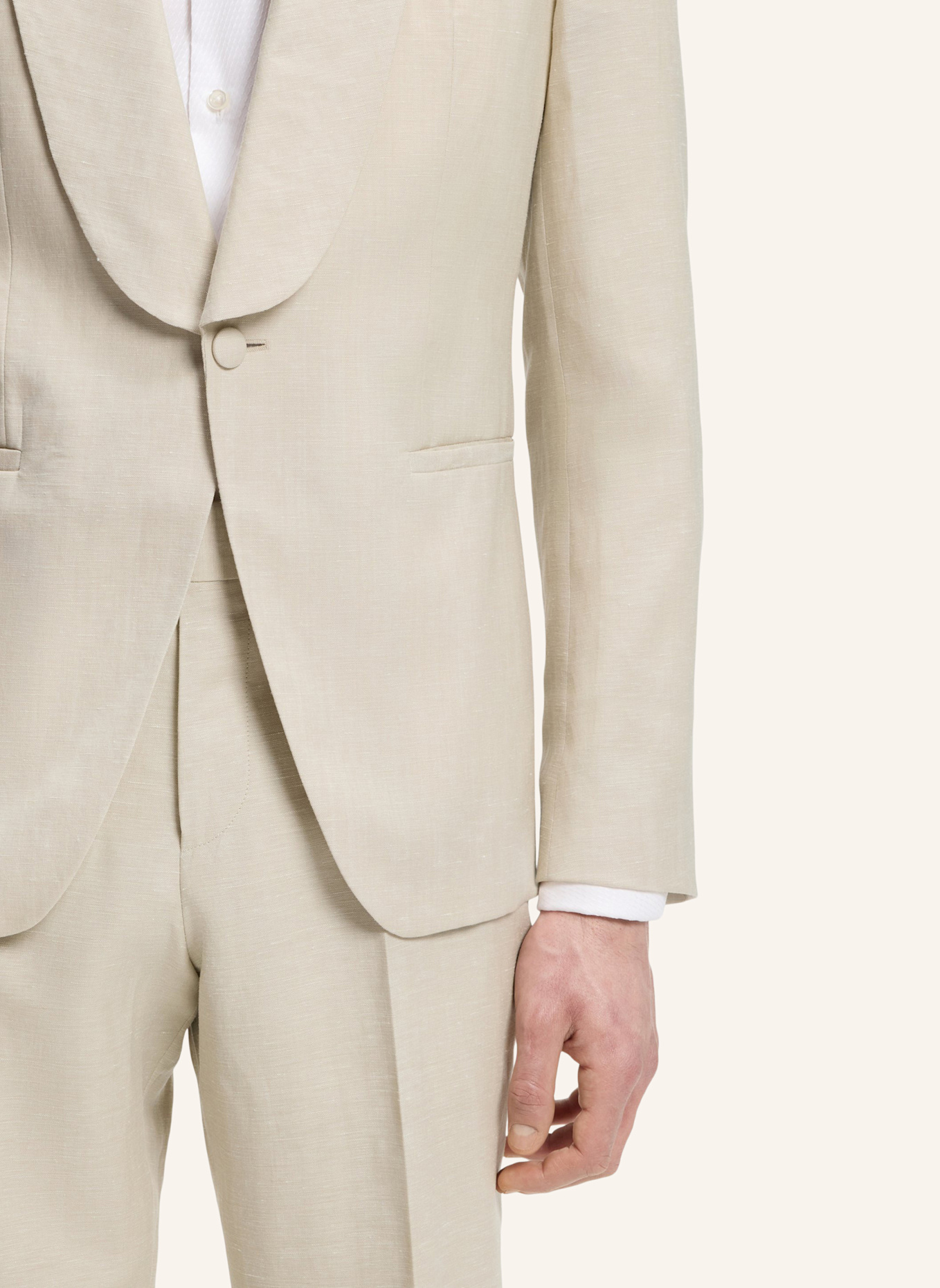 BOSS Business Anzug H-HUGE-2PCS-TUX-262 Slim Fit: BEIGE