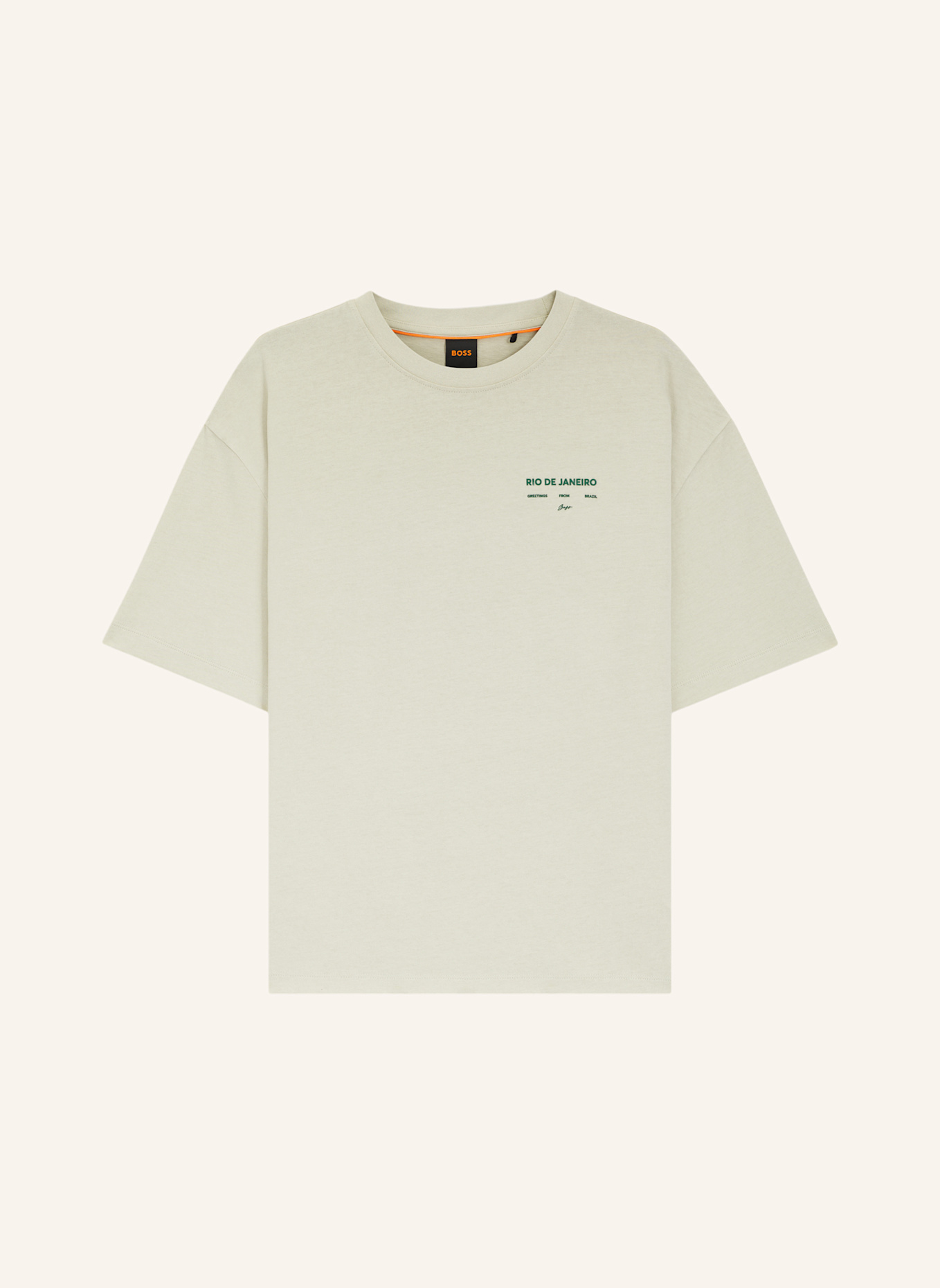 BOSS T-Shirt C_EBOYS_2 Relaxed Fit: HELLGRÜN