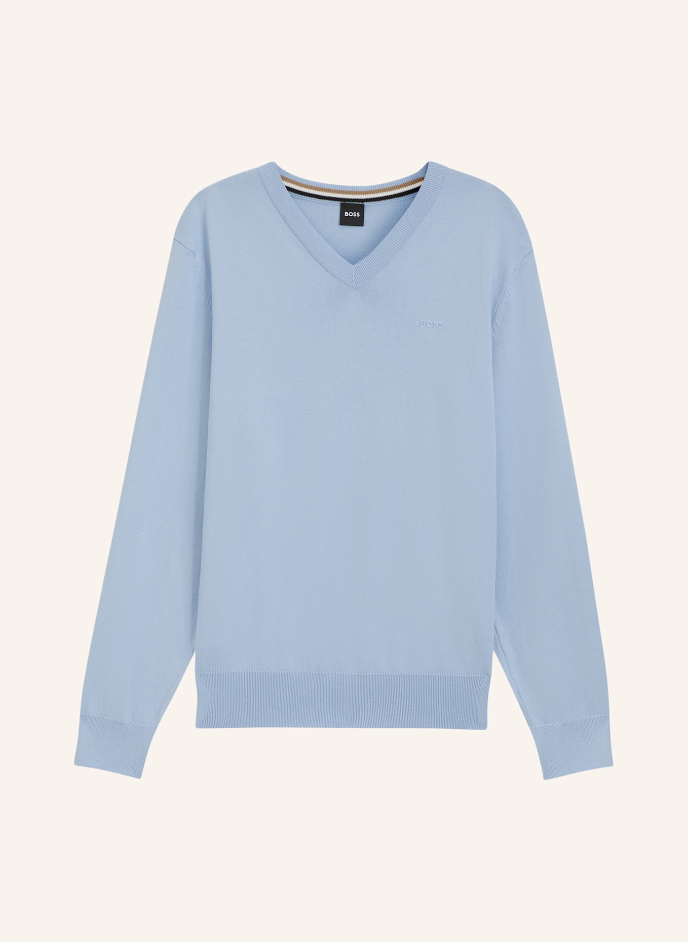 BOSS Pullover UPACELLO-L Regular Fit: HELLBLAU
