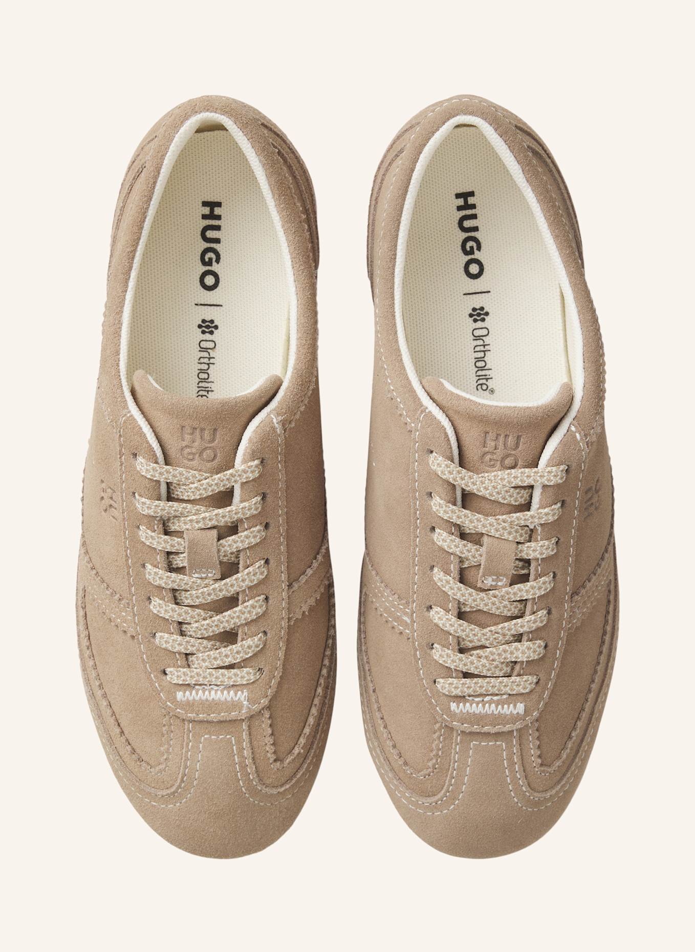 HUGO Turnschuh MYSTIE_LOWP_SD: HELLBRAUN