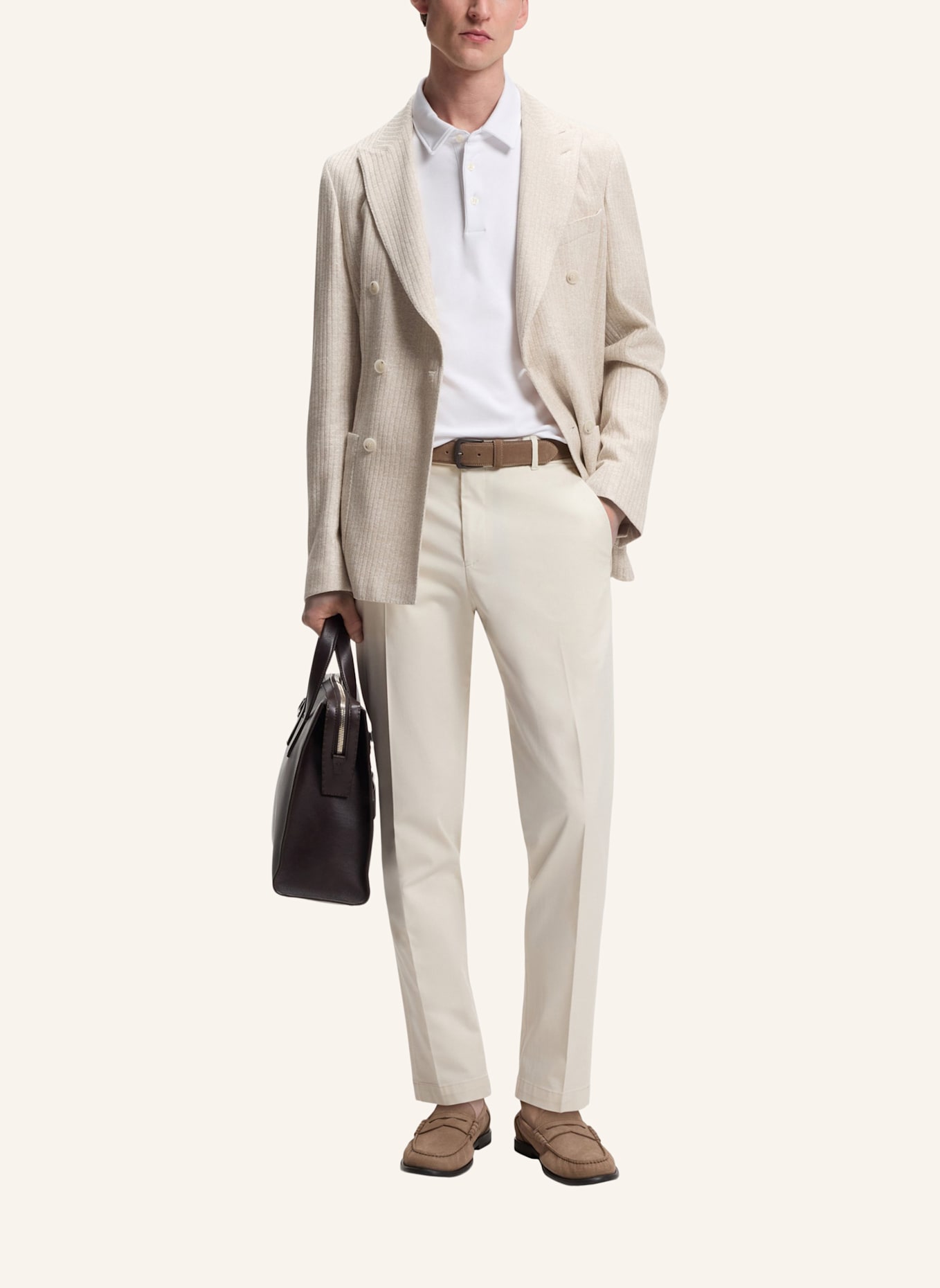 BOSS Blazer C-HANRY-J-DB-262 Slim Fit: BEIGE