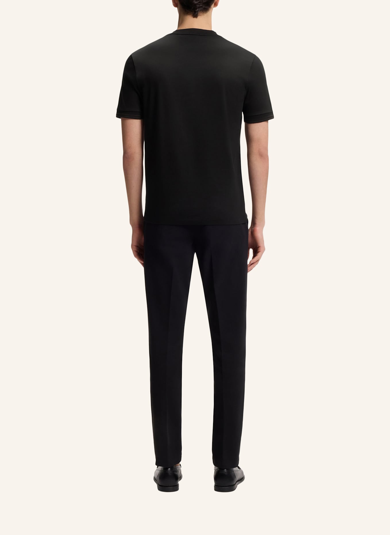 BOSS T-Shirt H-TESSLER 238 Slim Fit: SCHWARZ