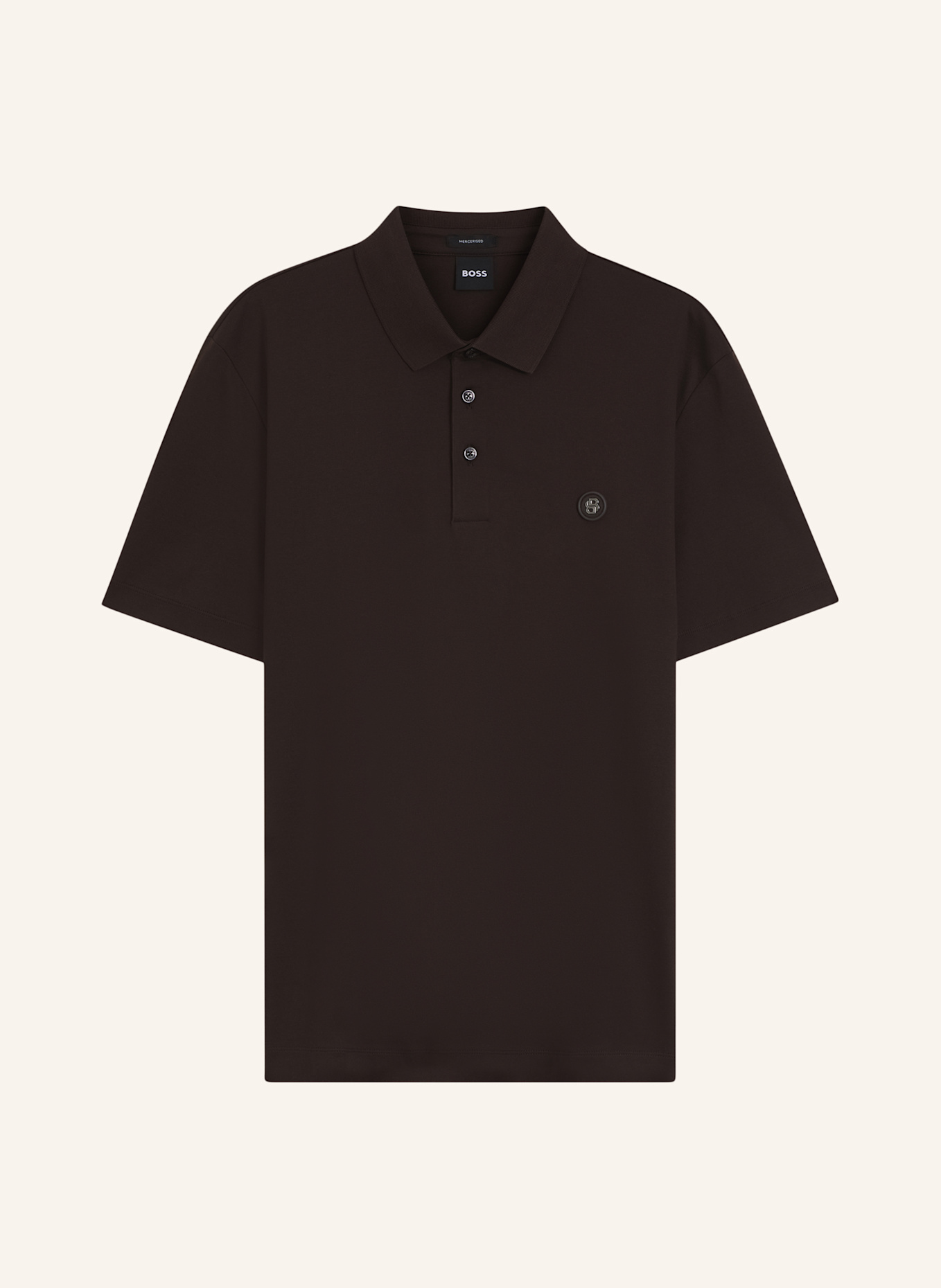BOSS Poloshirt C-PARRIS 01 Regular Fit: DUNKELBRAUN