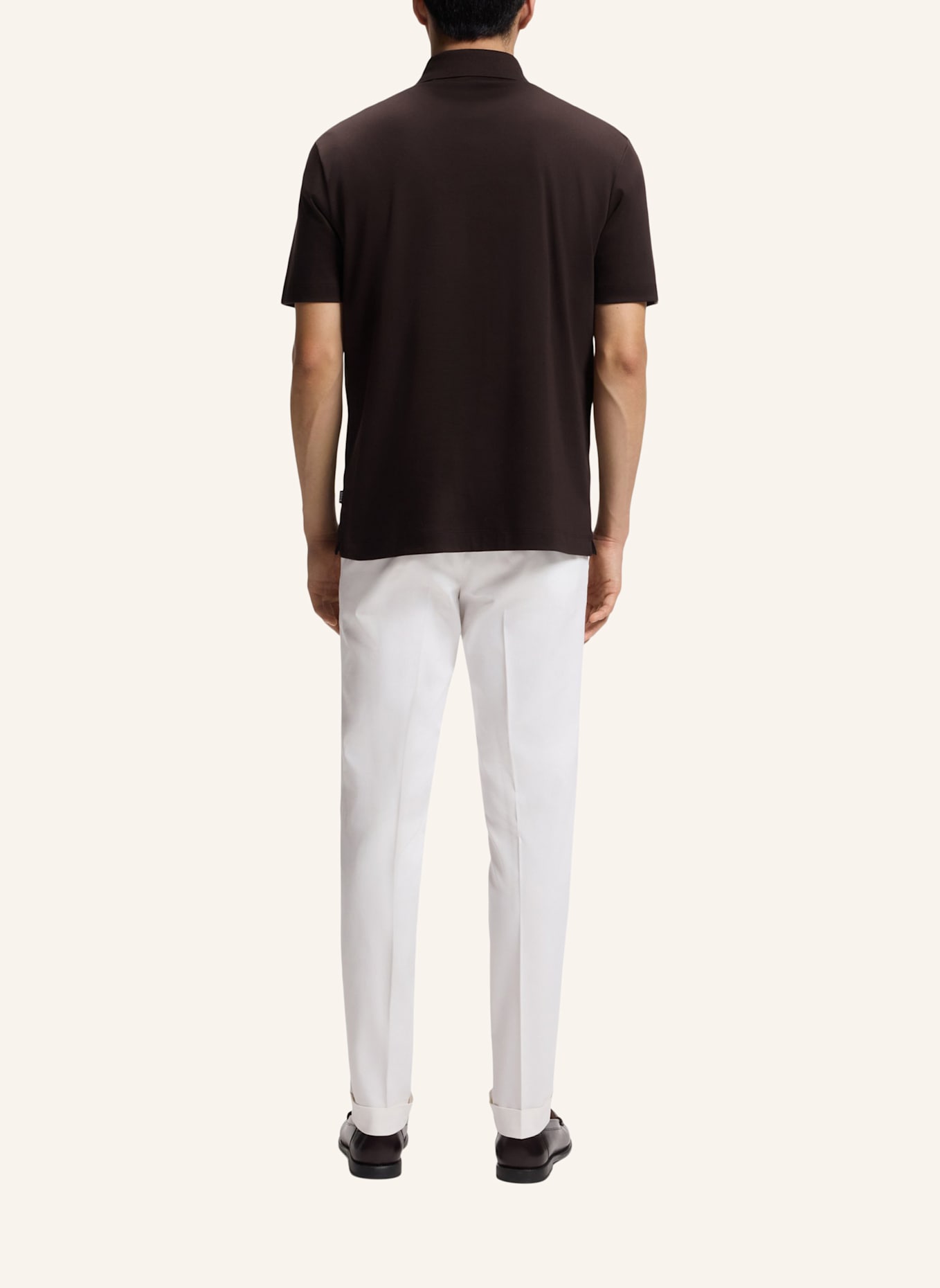 BOSS Poloshirt C-PARRIS 01 Regular Fit: DUNKELBRAUN