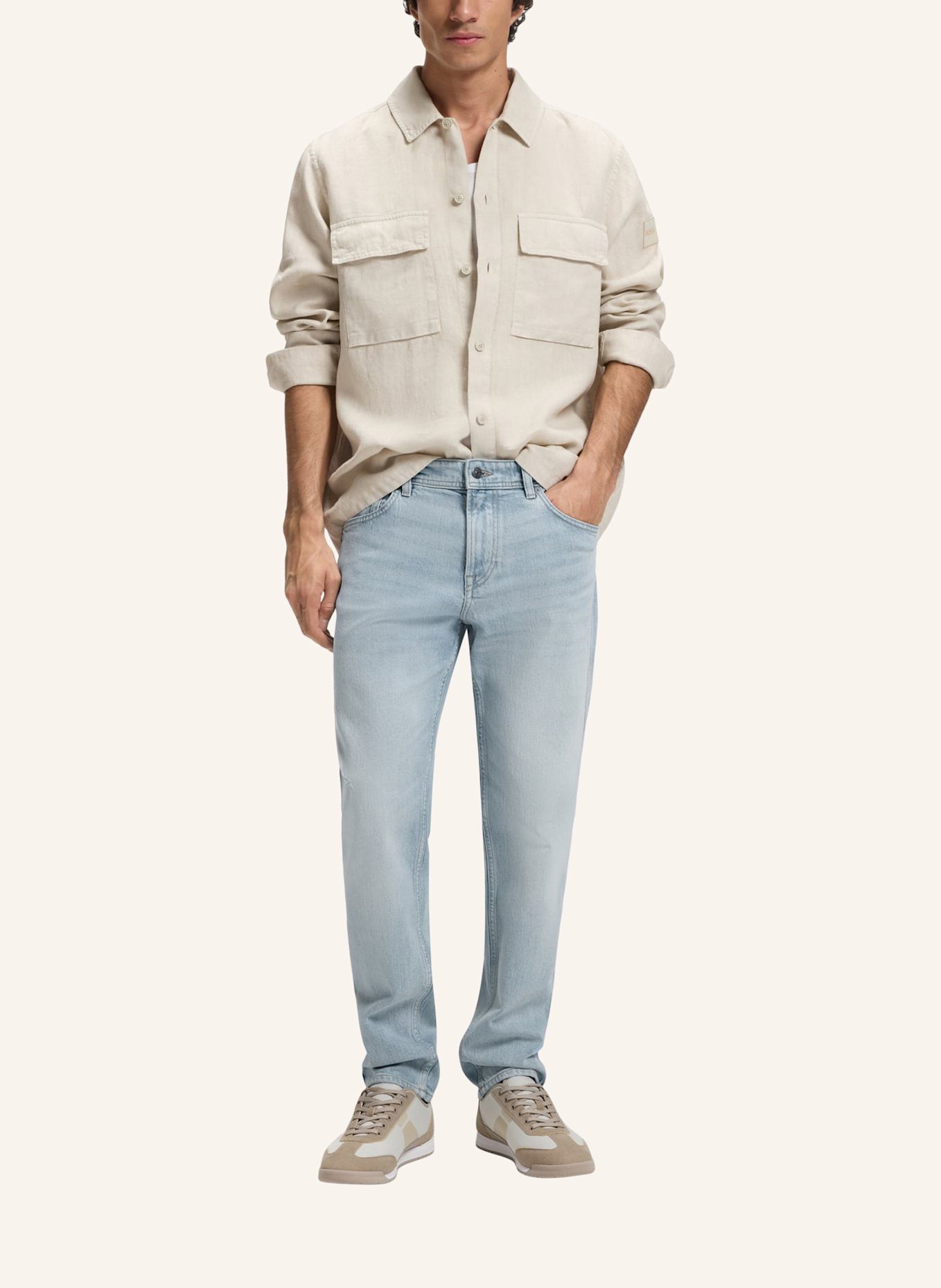 BOSS Jeans RE.MAINE-1-BO Regular Fit: HELLBLAU