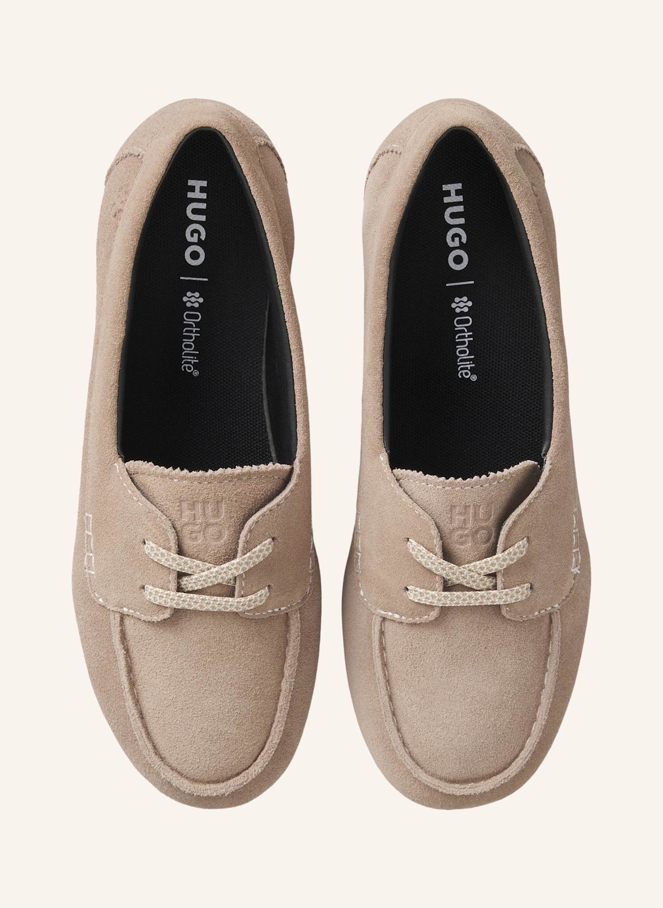 HUGO Flacher Schuh MYSTIE_MOCC_SD: HELLBRAUN