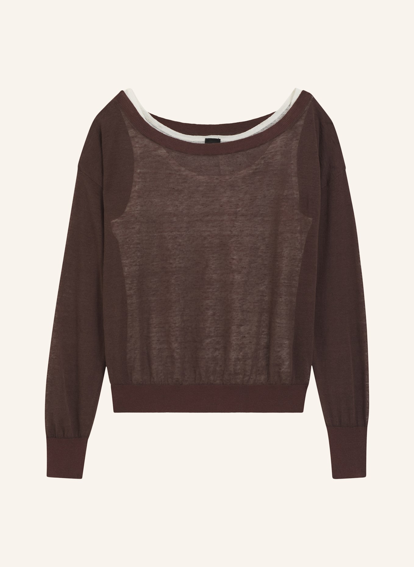 BOSS Pullover FULIPANOX: WEISS