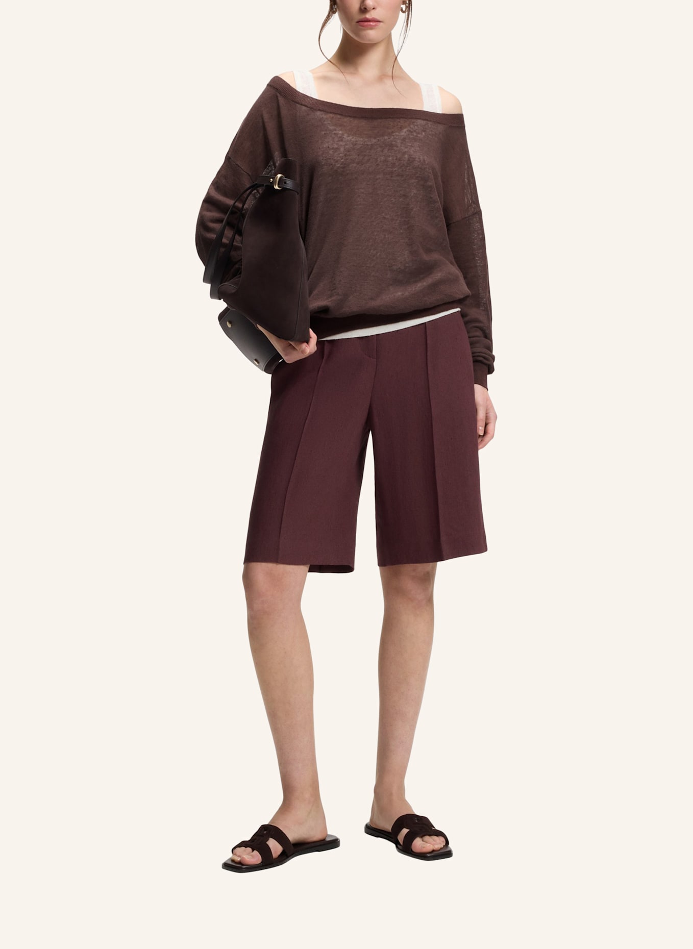 BOSS Pullover FULIPANOX: WEISS