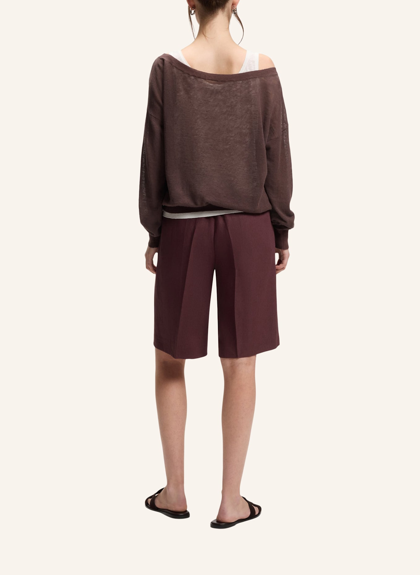 BOSS Pullover FULIPANOX: WEISS