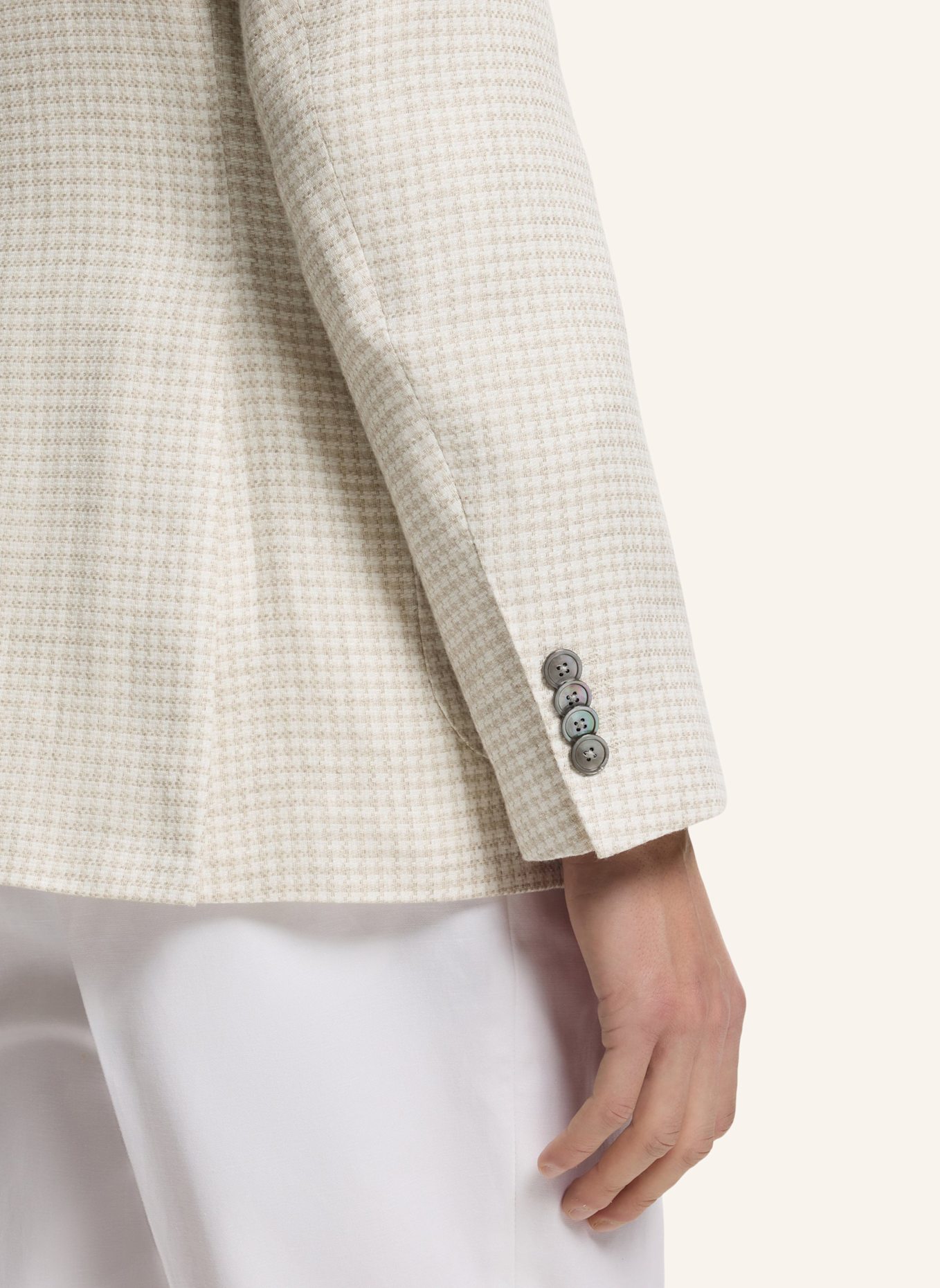 BOSS Blazer H-JANSON-FL-261 Slim Fit: BEIGE