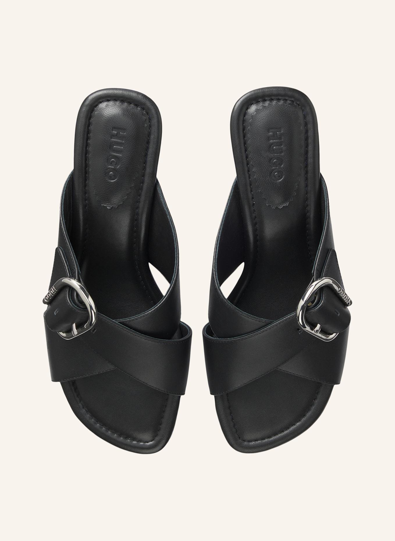 HUGO Sandale AMARYL_MULE40_BKCL: SCHWARZ