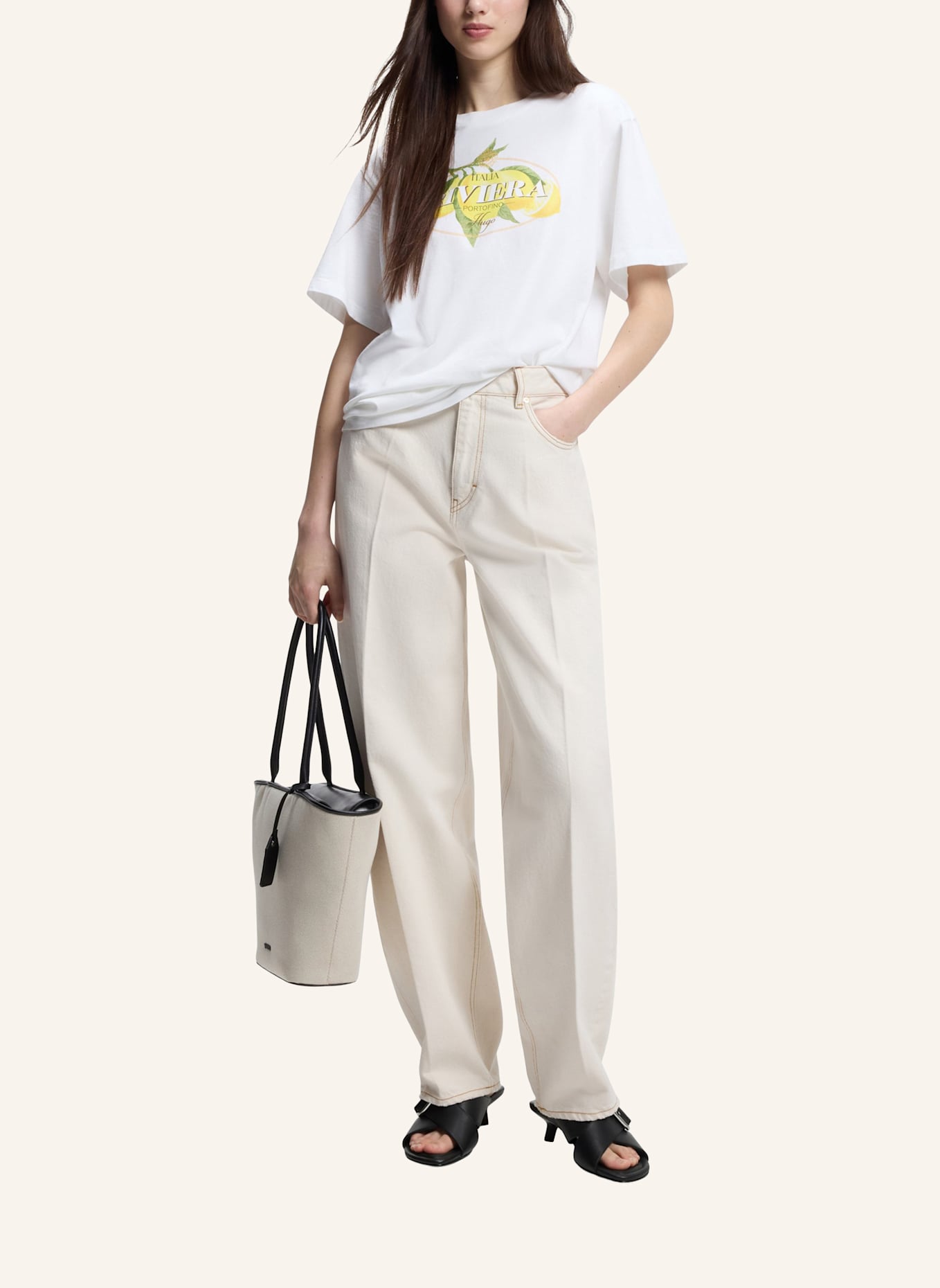 HUGO Sandale AMARYL_MULE40_BKCL: SCHWARZ