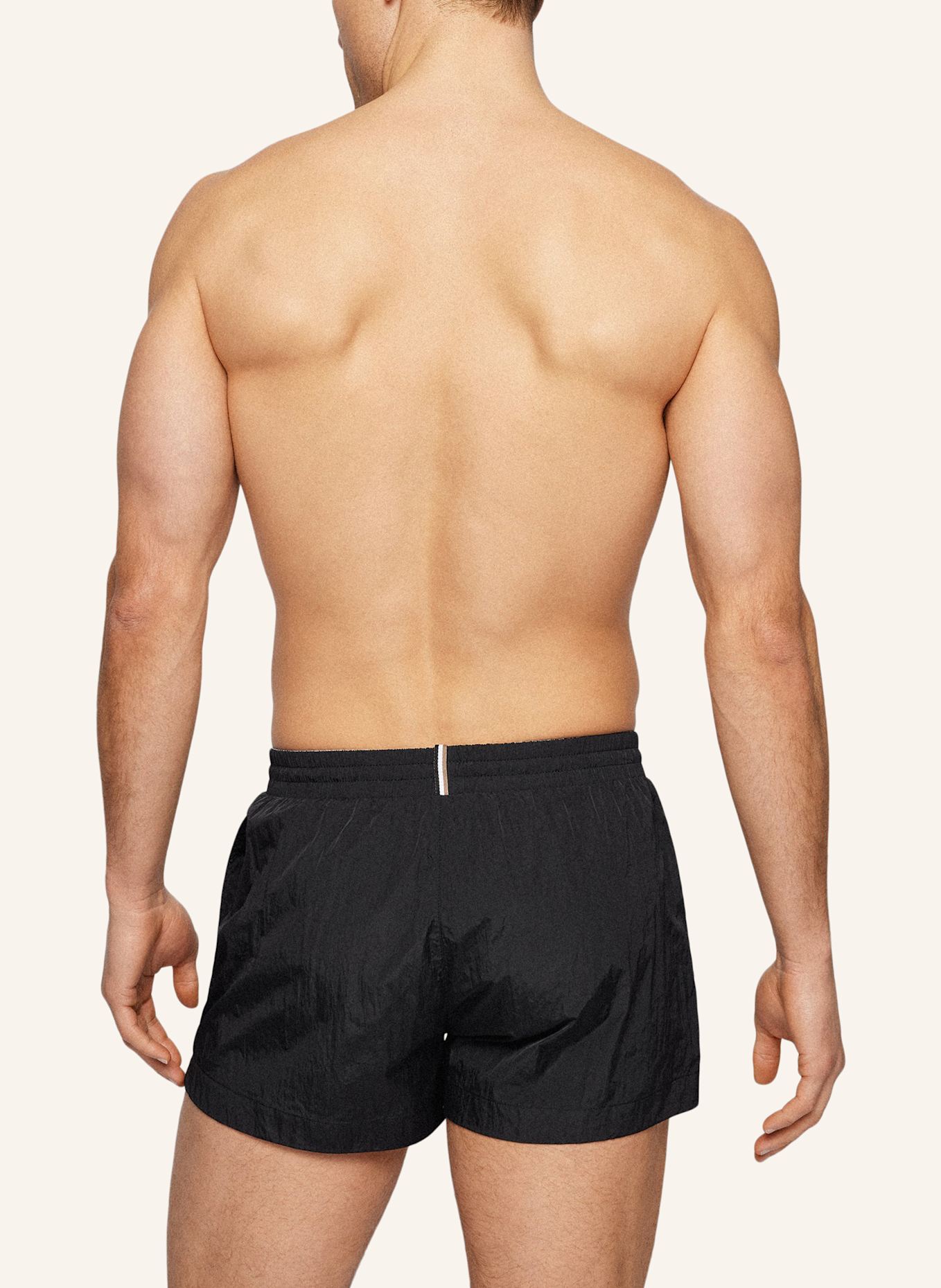 BOSS Badeshort MOONEYE: SCHWARZ