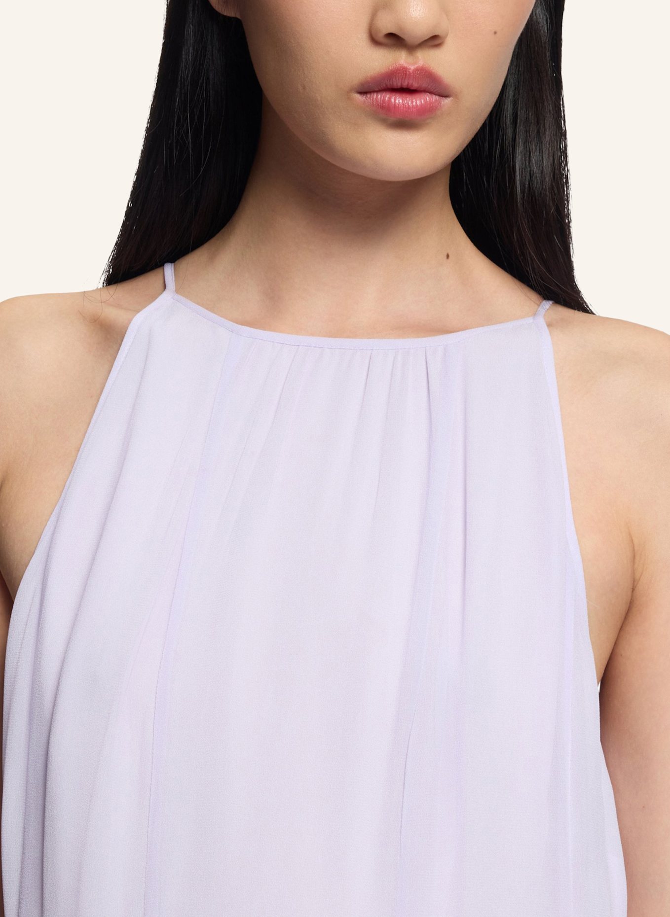 BOSS Kleid DAVORA mit Plissees: LILA