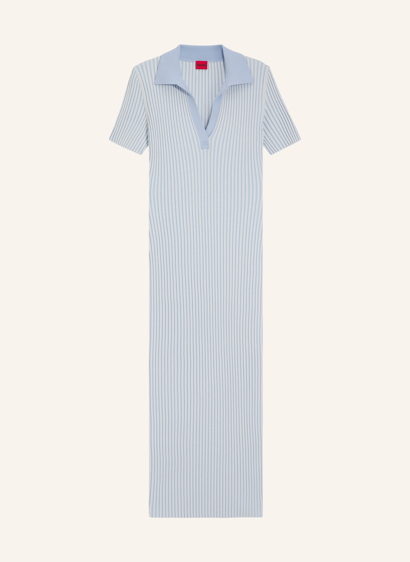 HUGO Gestricktes Kleid SUNSYRY Slim Fit: ROSA