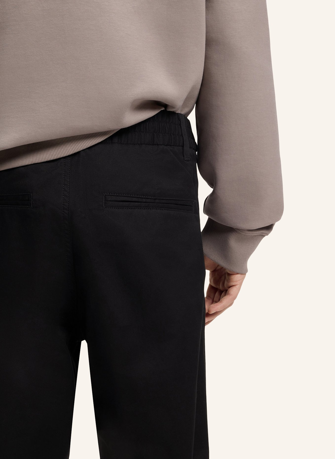 HUGO Casual Hose CINO261 Straight Fit: SCHWARZ