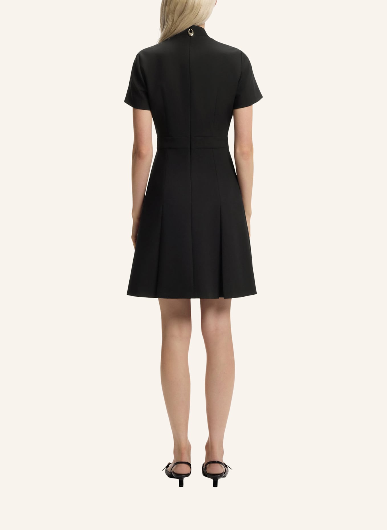 HUGO Business Kleid KAFINE Regular Fit: SCHWARZ